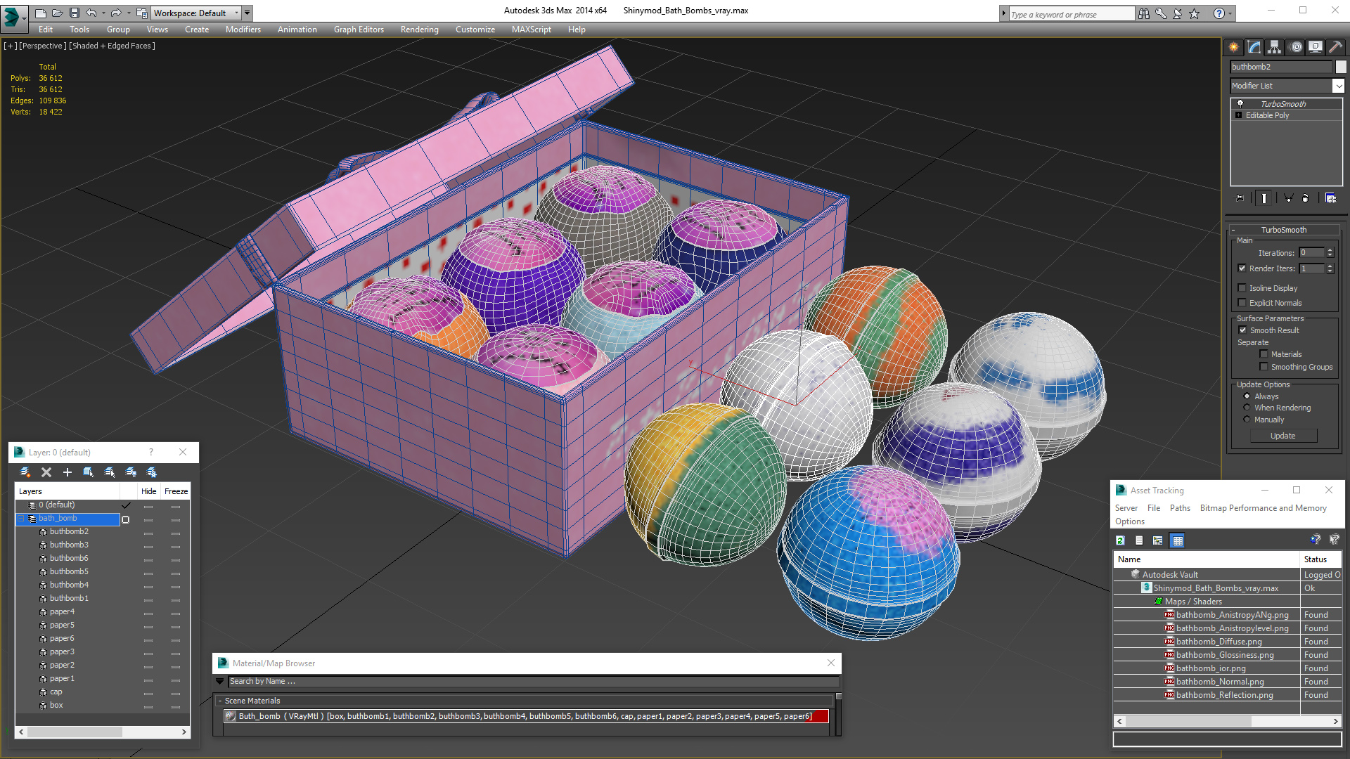 Shinymod Bath Bombs 3D model