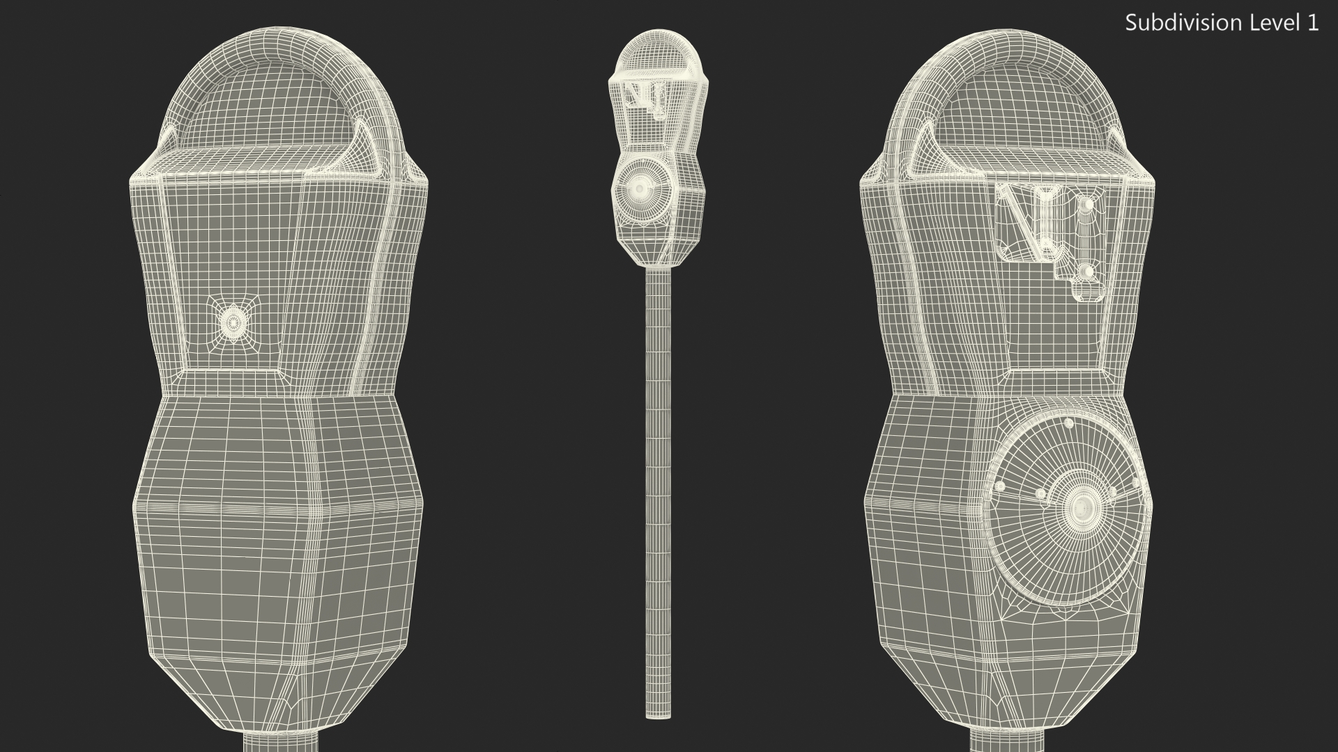 3D Parking Meter model