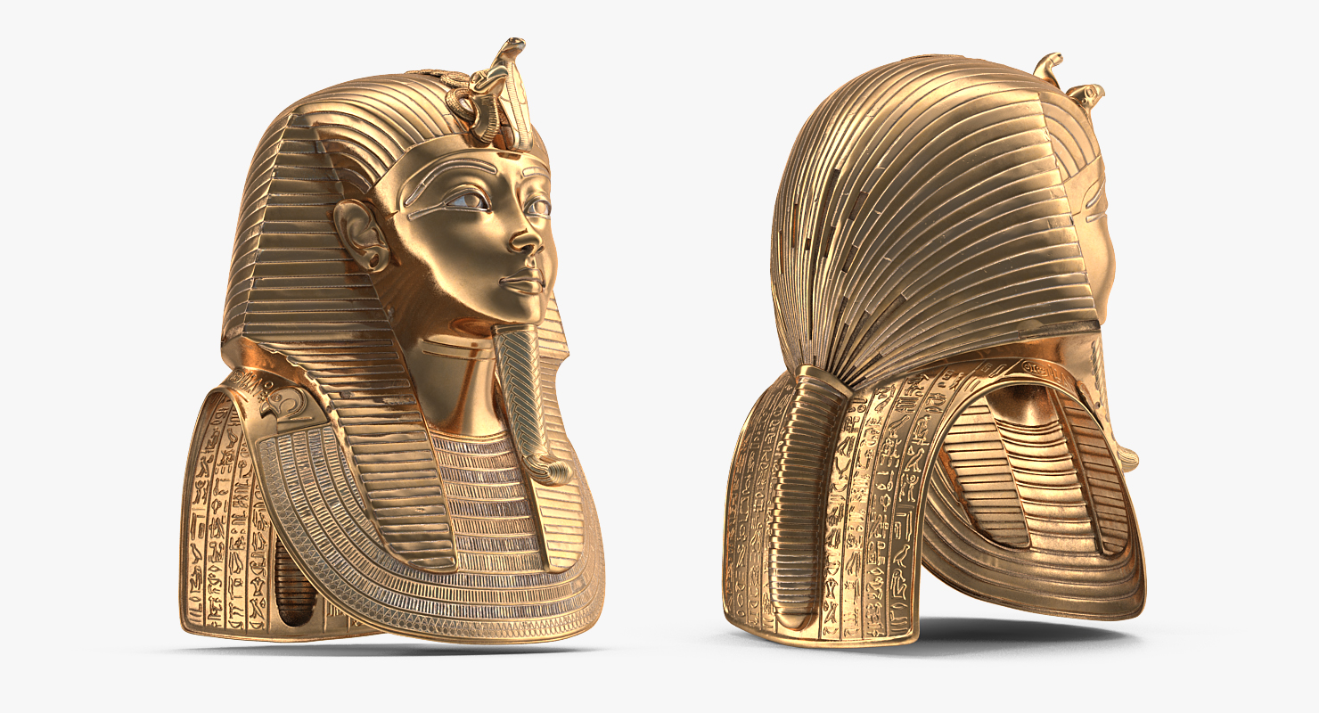 Gold Mask of Tutankhamun 3D model