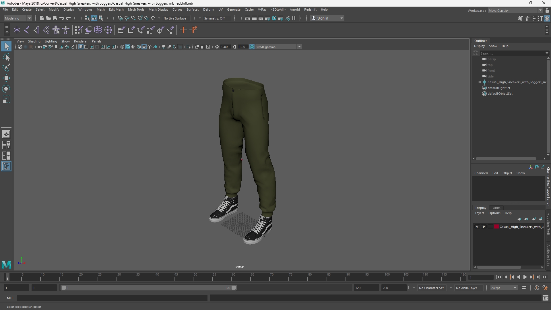 Casual High Sneakers with Joggers, view 10