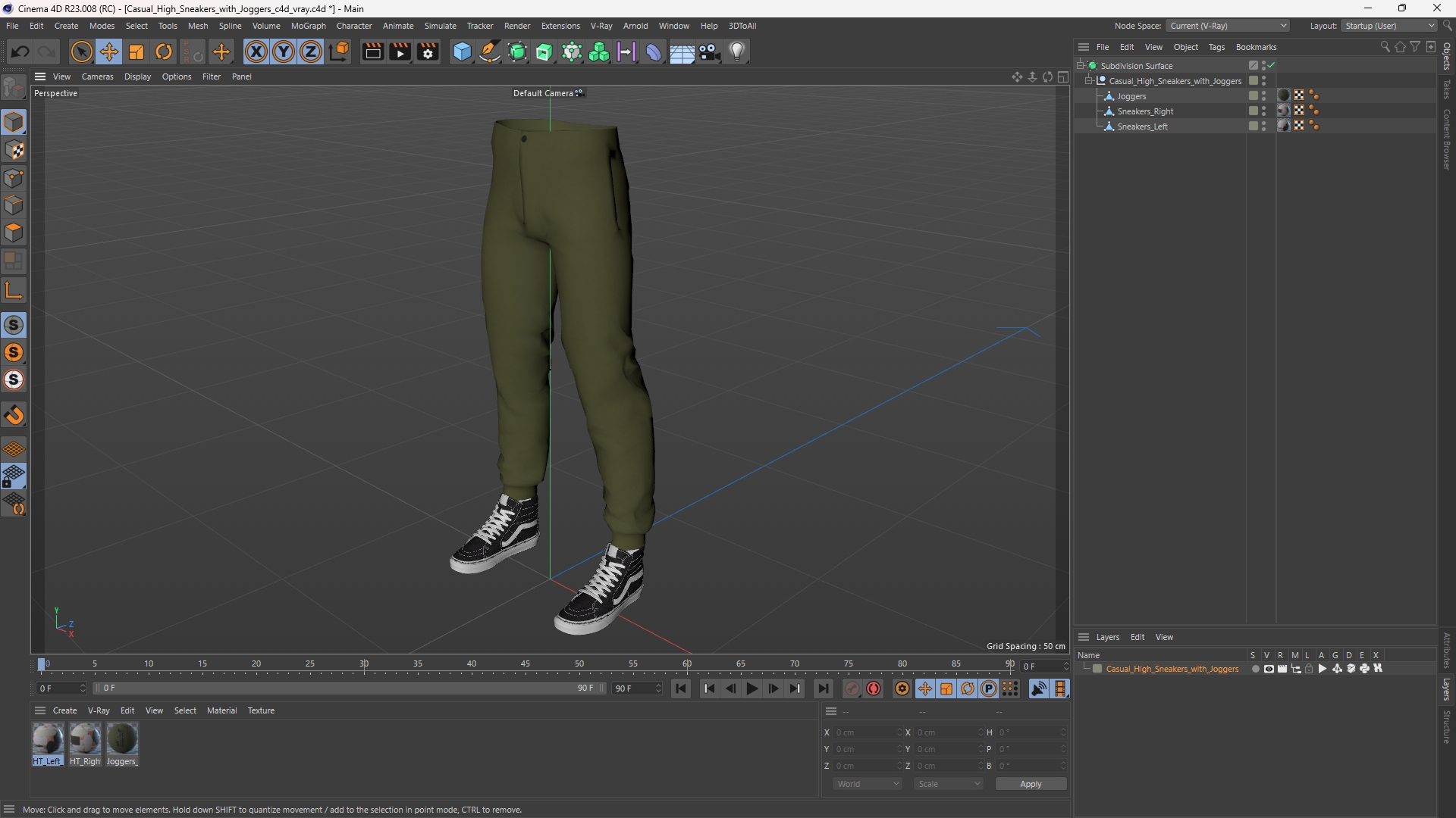 Casual High Sneakers with Joggers, view 11