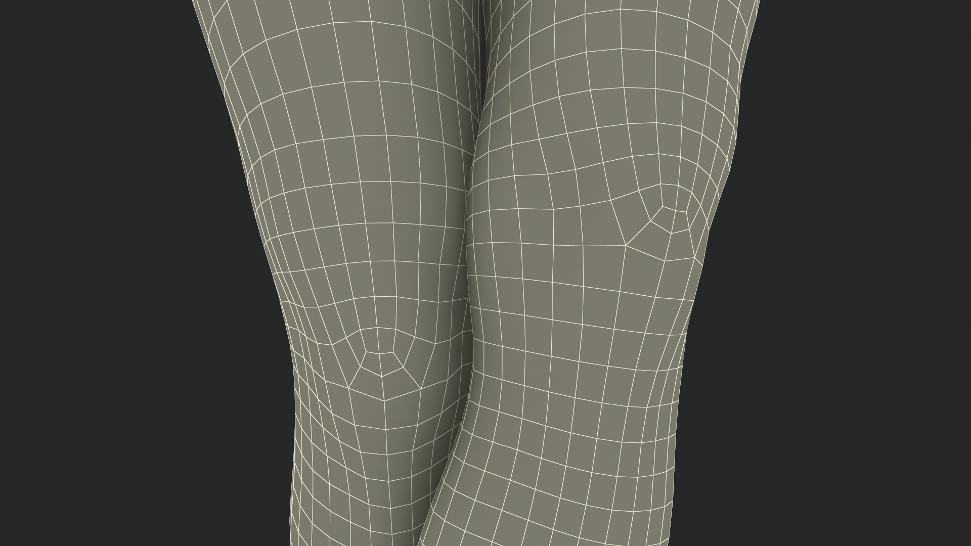 3D Woman Feet are Raised on Her Toes model