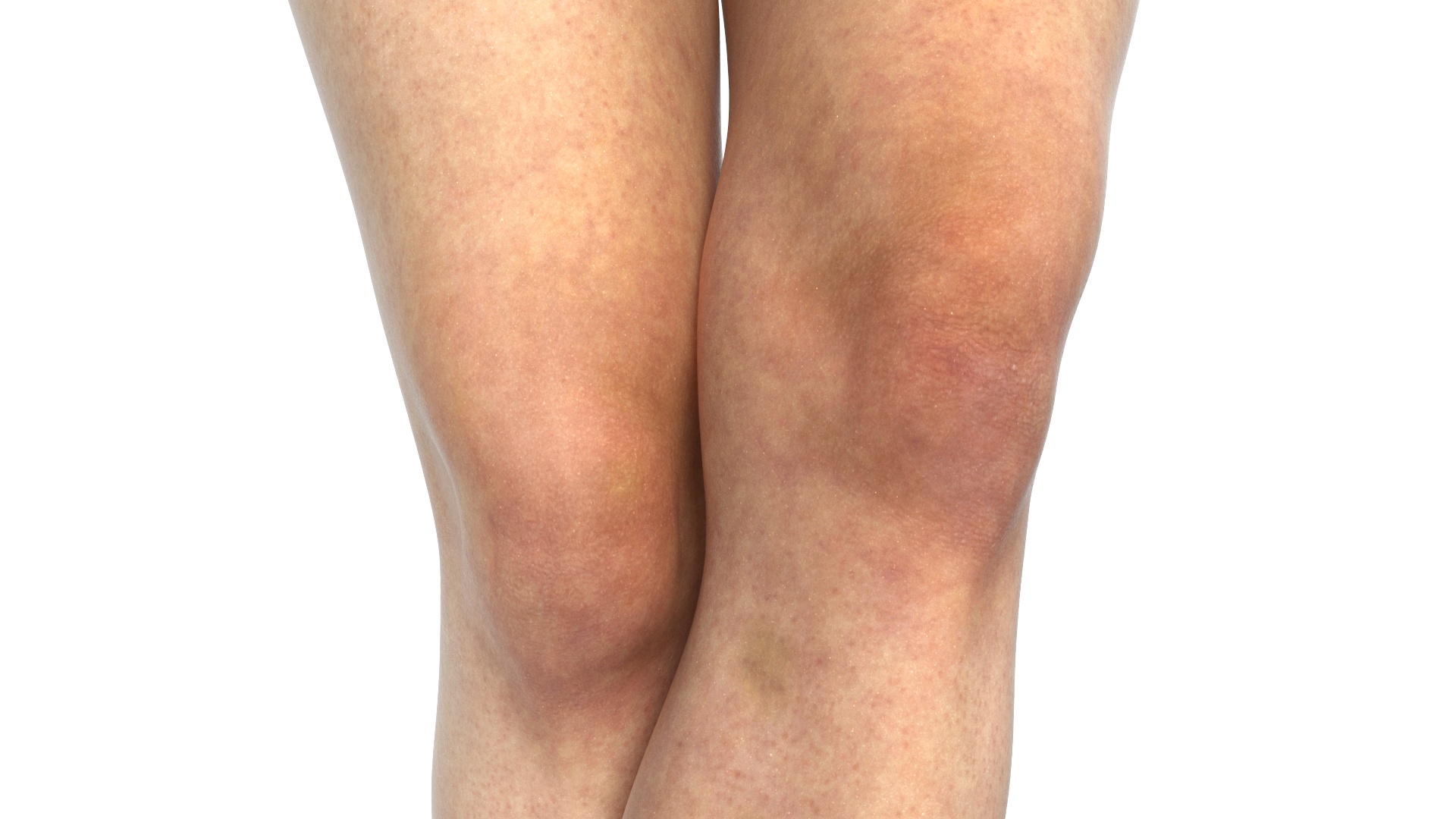 3D Woman Feet are Raised on Her Toes model