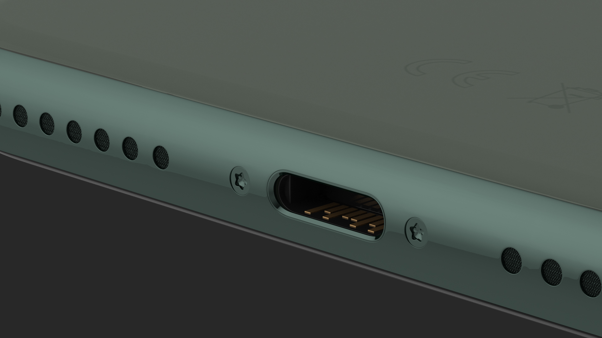 iPhone 11 Pro Max Midnight Green 3D