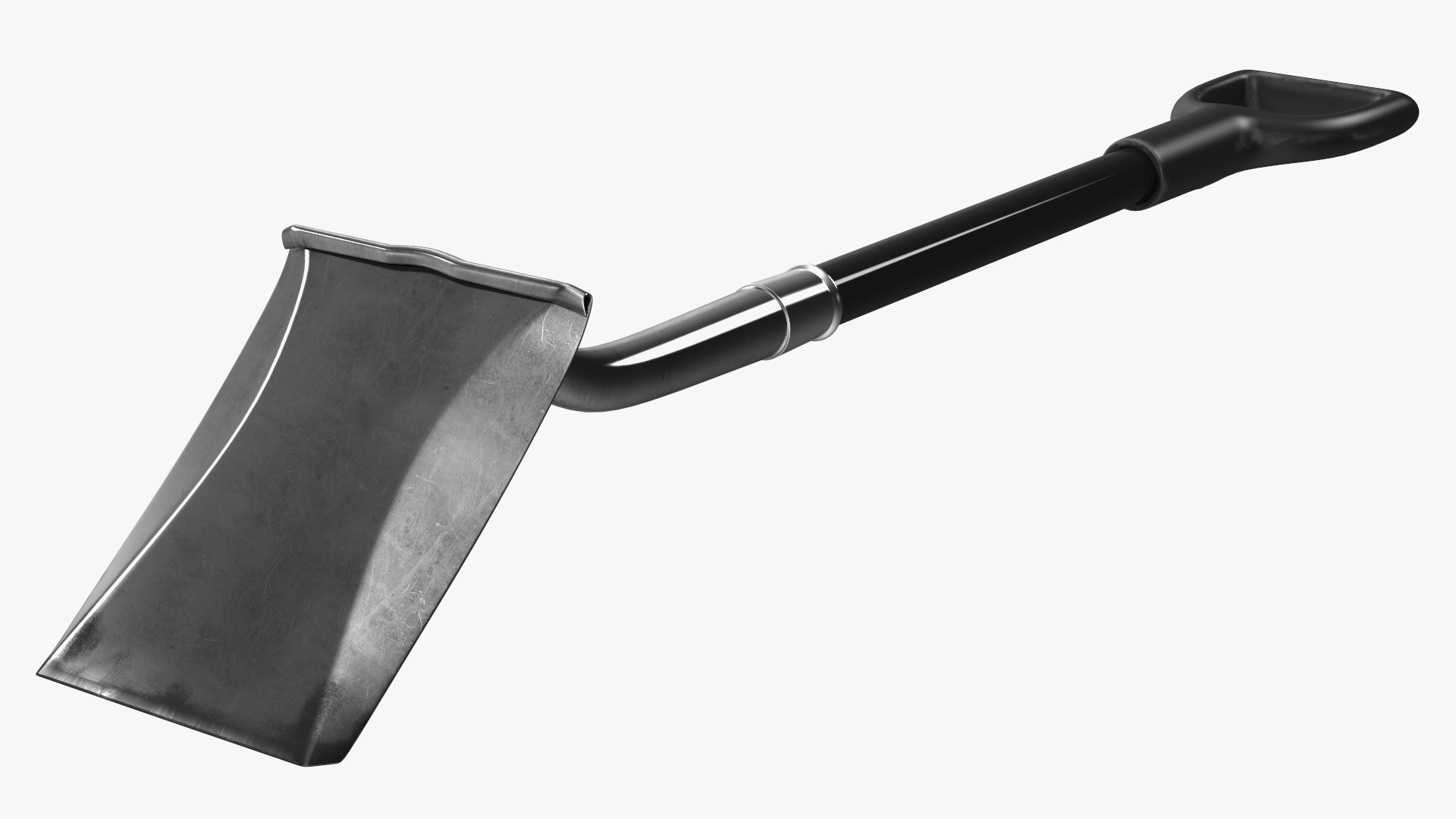 3D Square Blade Shovel Black Shaft
