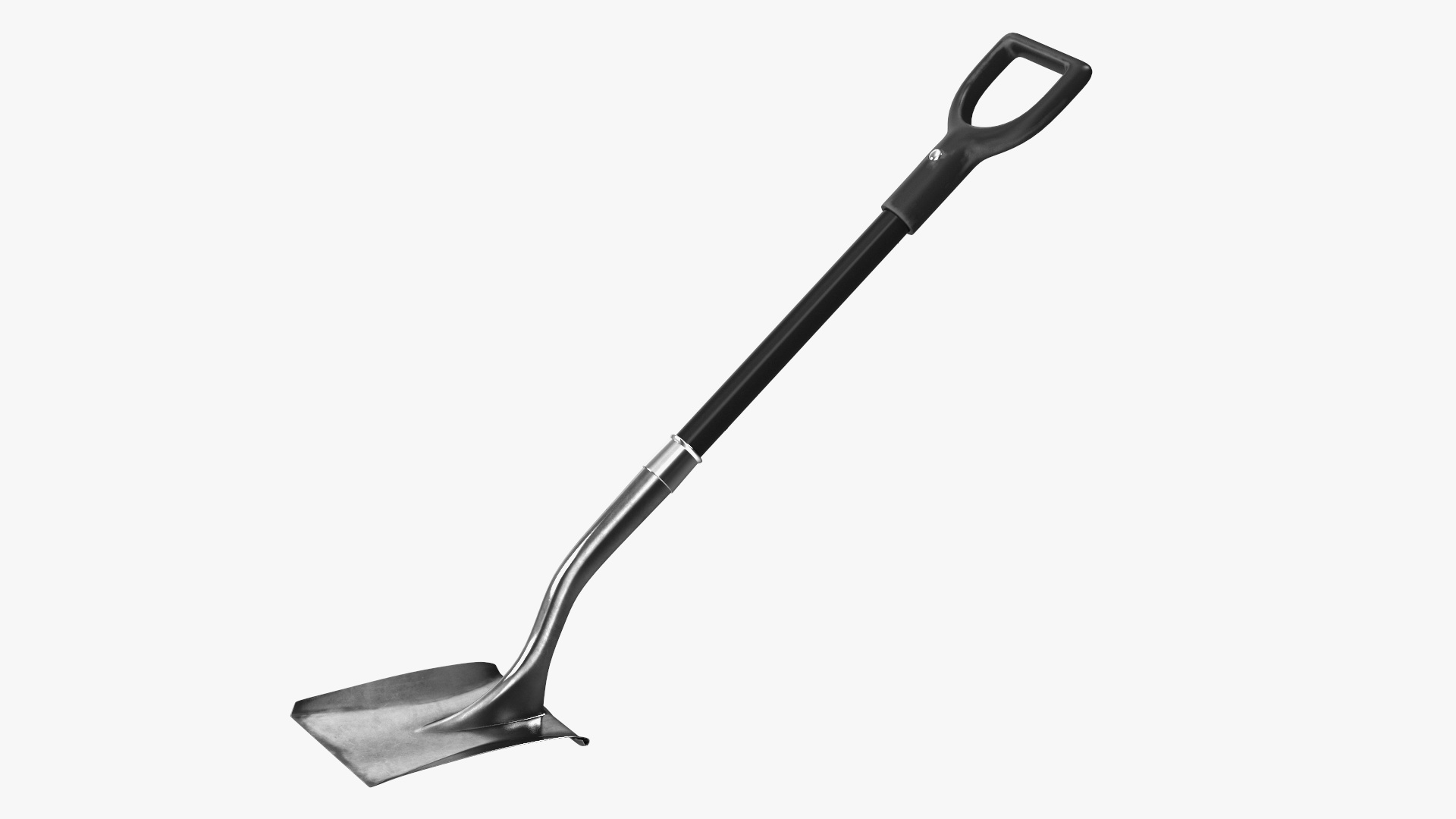 3D Square Blade Shovel Black Shaft