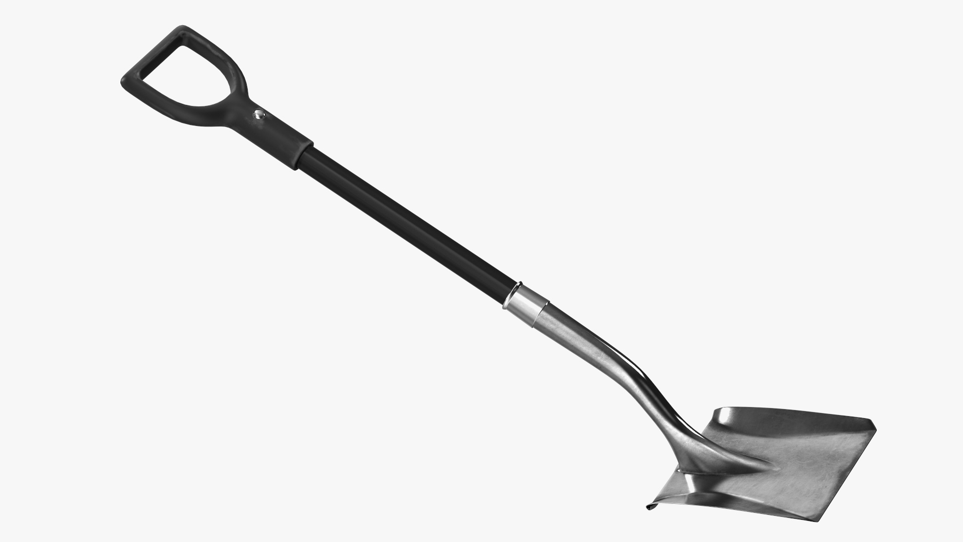 3D Square Blade Shovel Black Shaft