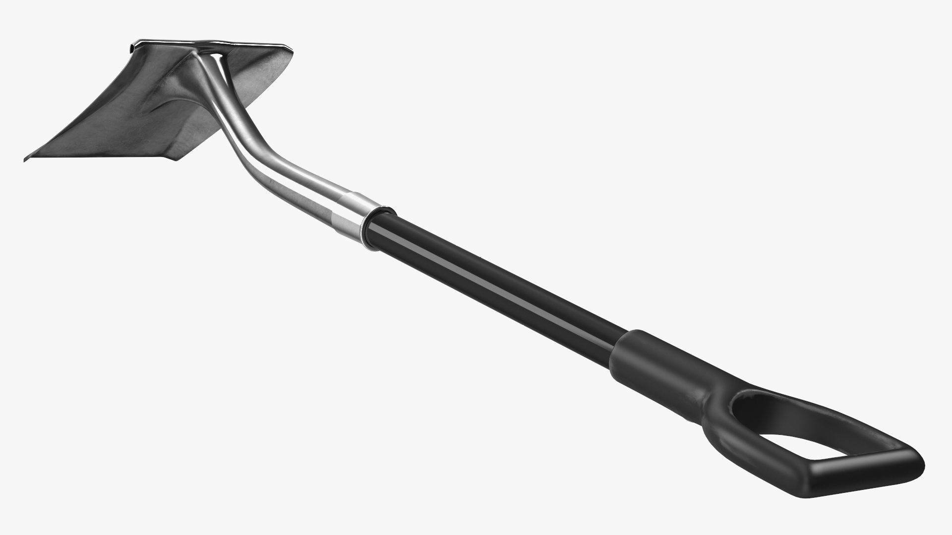 3D Square Blade Shovel Black Shaft
