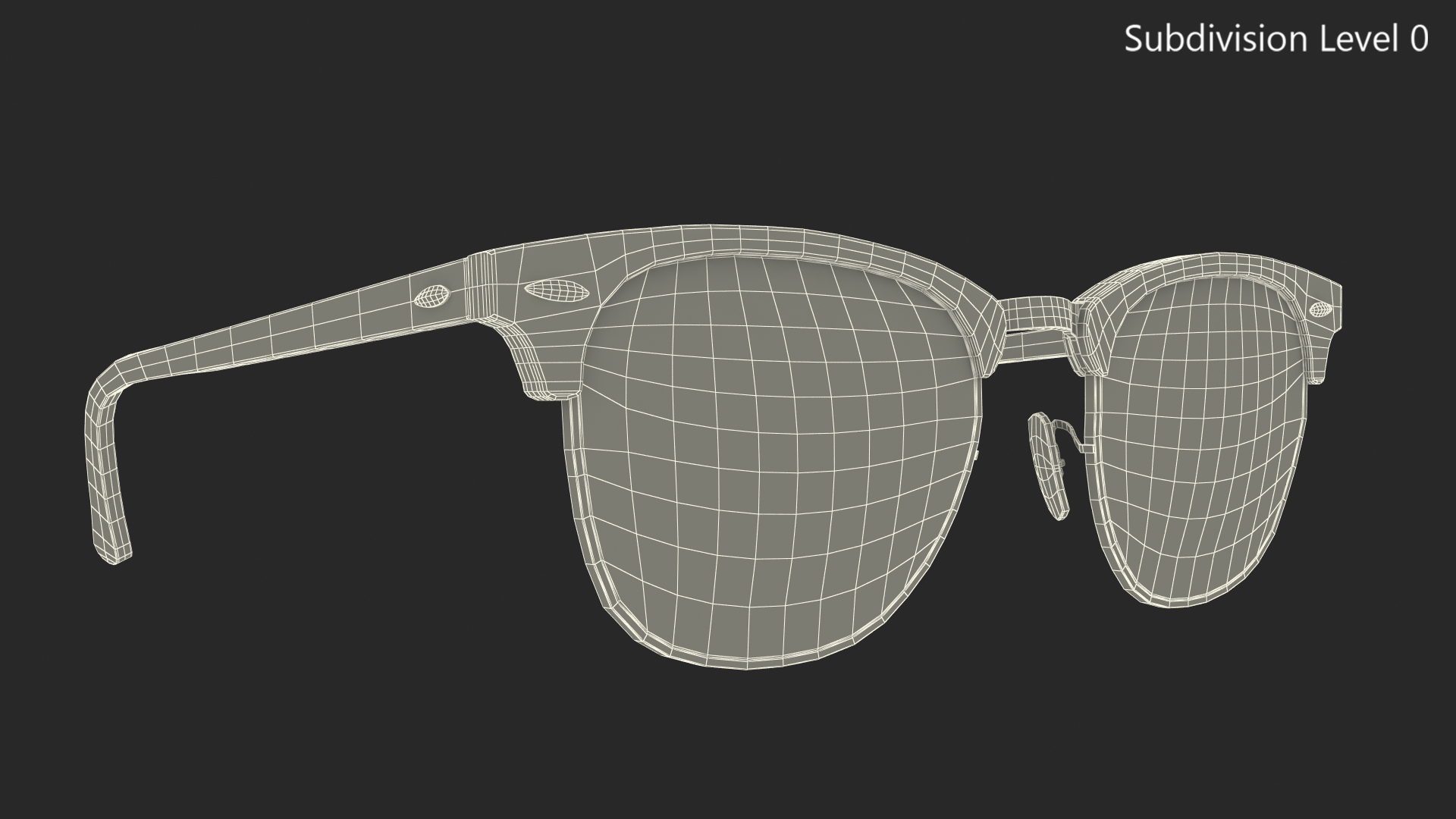 3D Classic Sunglasses model