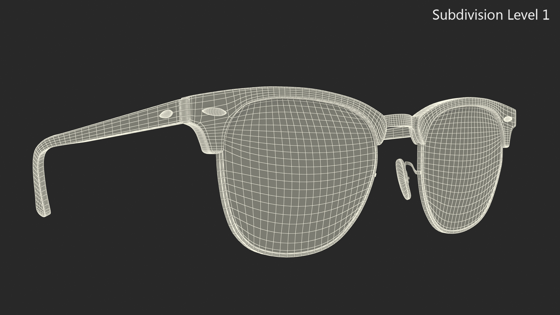 3D Classic Sunglasses model