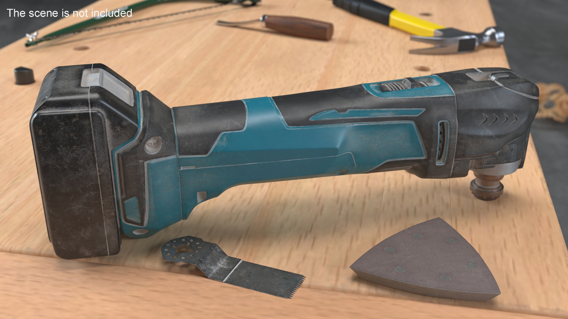 Oscillating Power Tool Used 3D