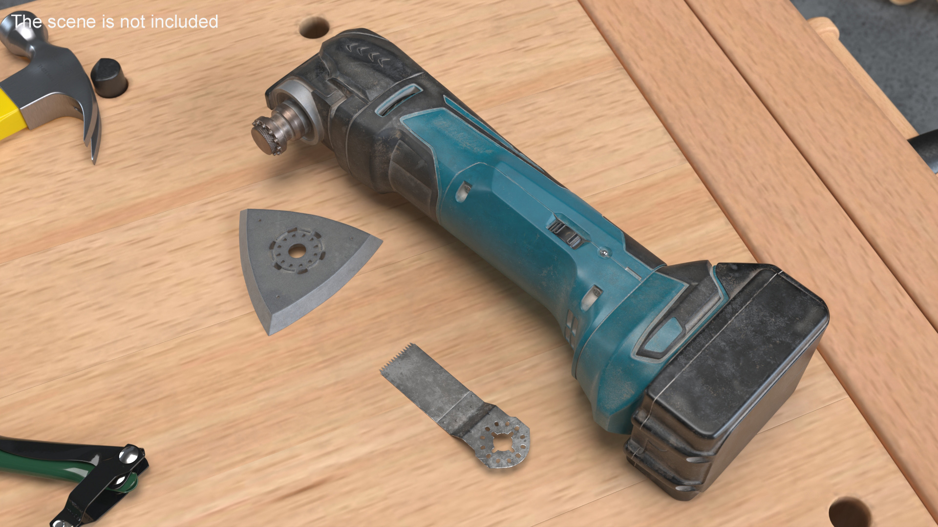 Oscillating Power Tool Used 3D