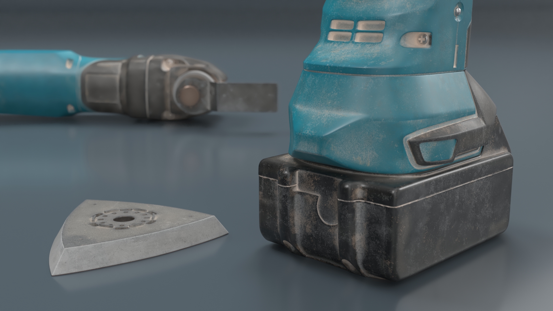 Oscillating Power Tool Used 3D