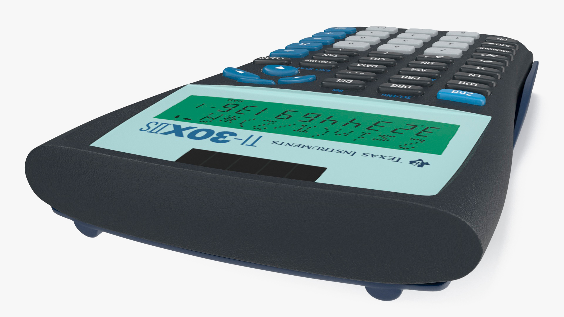 Scientific Calculator Black Switched ON 3D model
