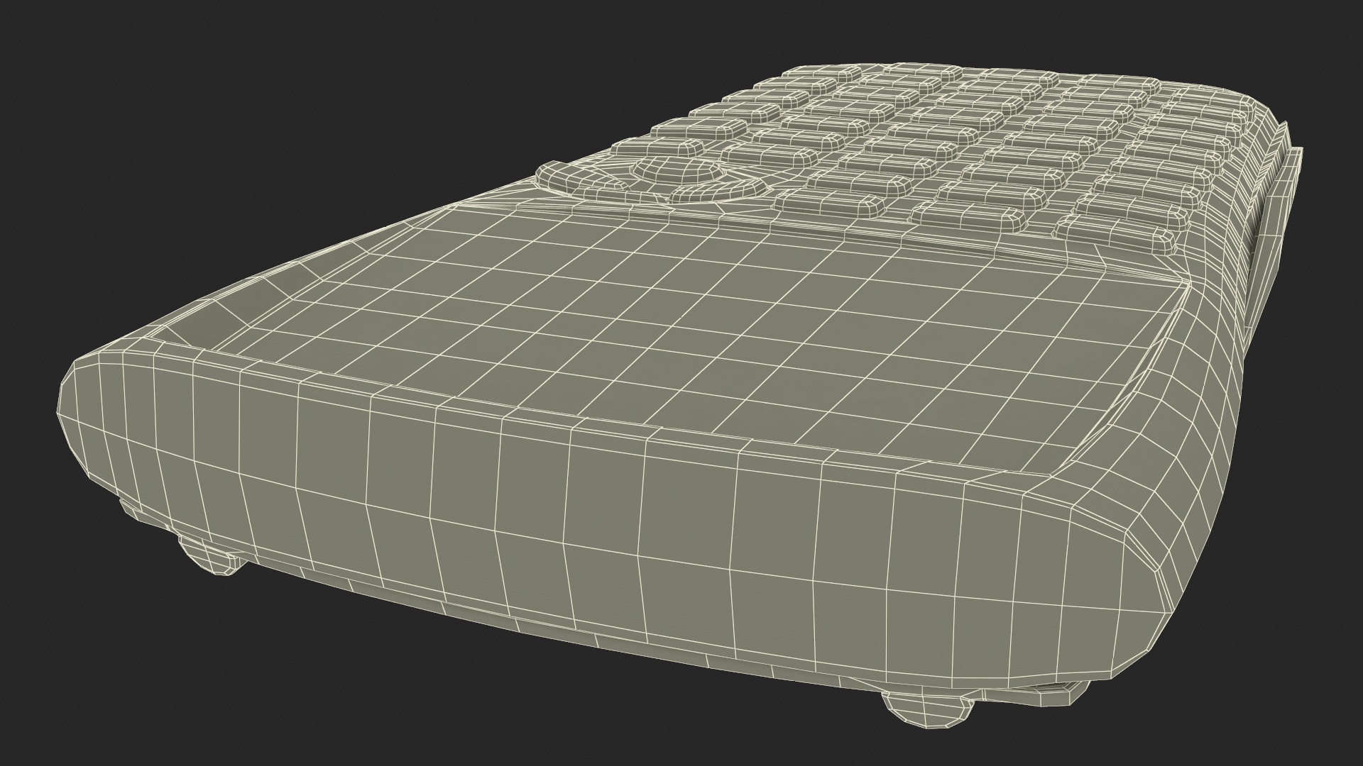 Scientific Calculator Black Switched ON 3D model