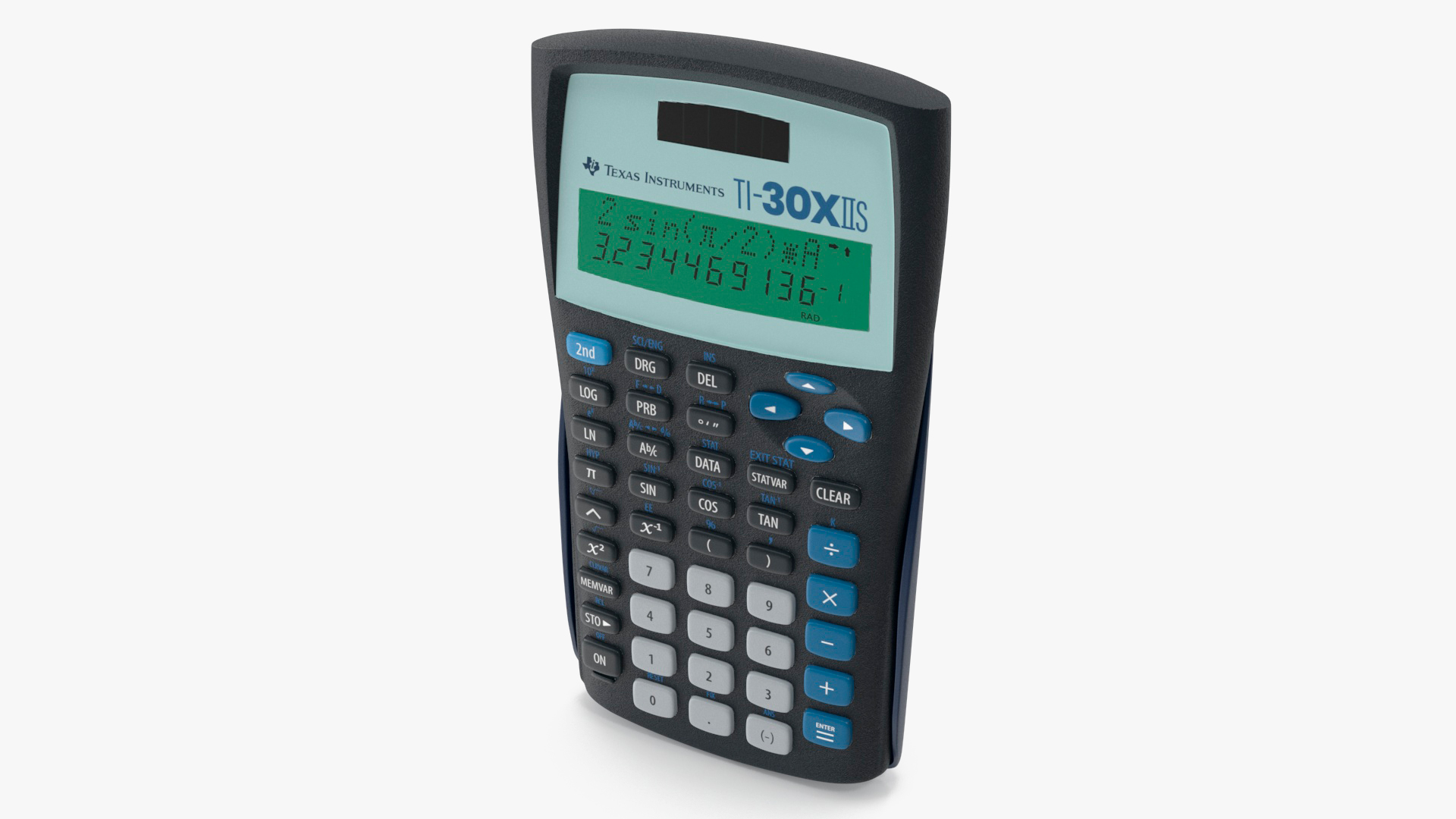 Scientific Calculator Black Switched ON 3D model