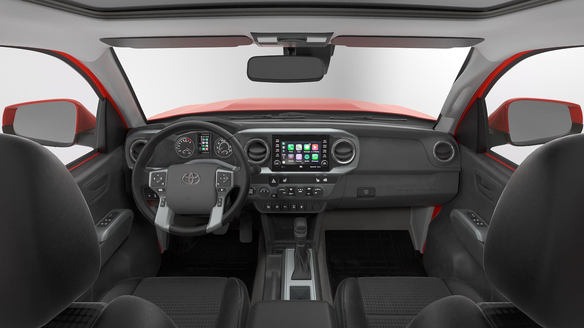 Toyota Tacoma TRD Off Road Red Metallic 2021 3D model