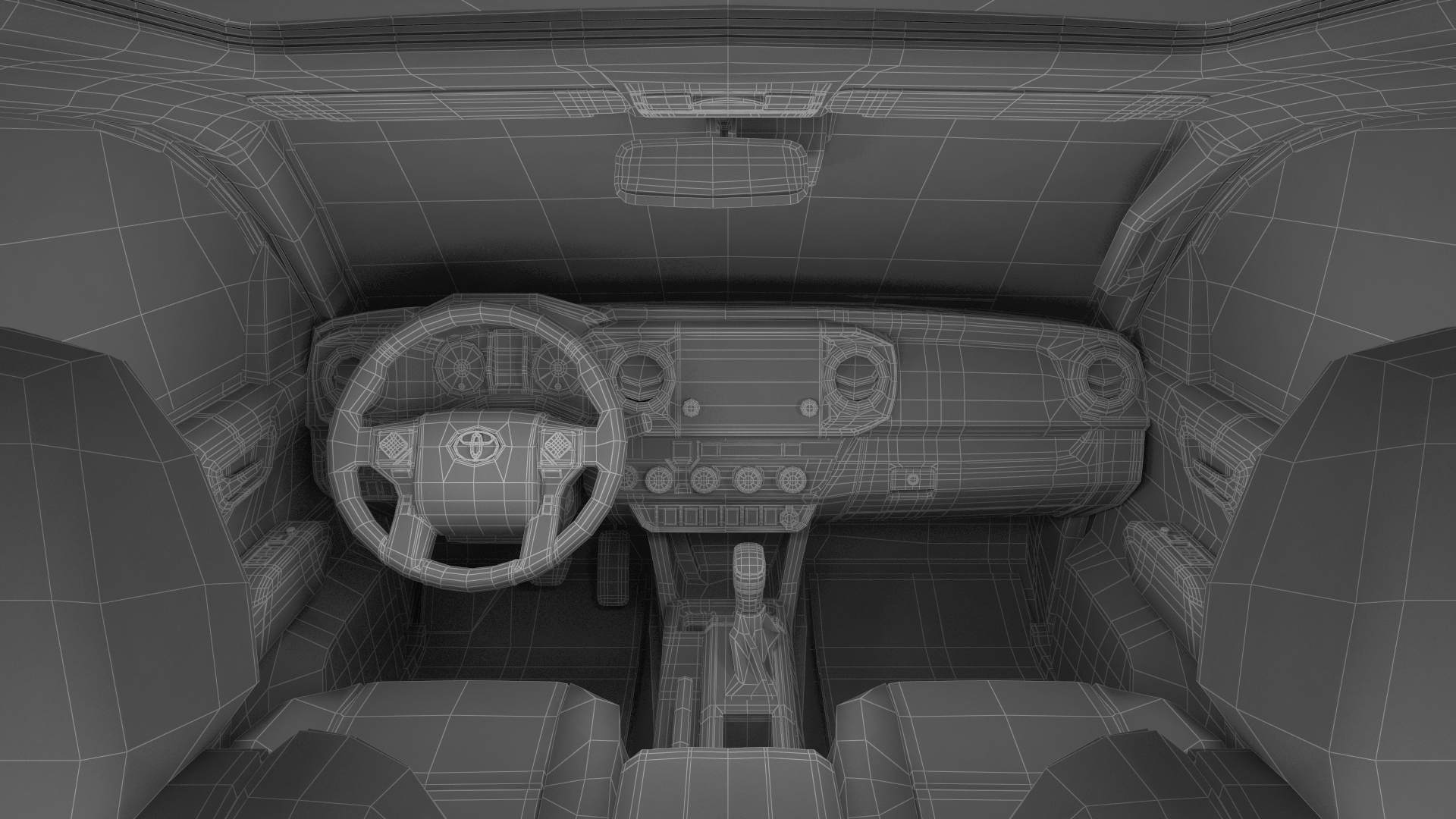 Toyota Tacoma TRD Off Road Red Metallic 2021 3D model