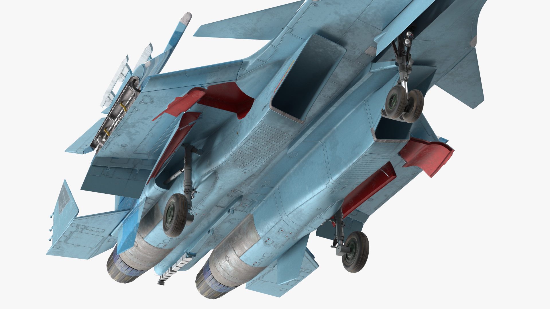 3D SU 33 Folded Wings model