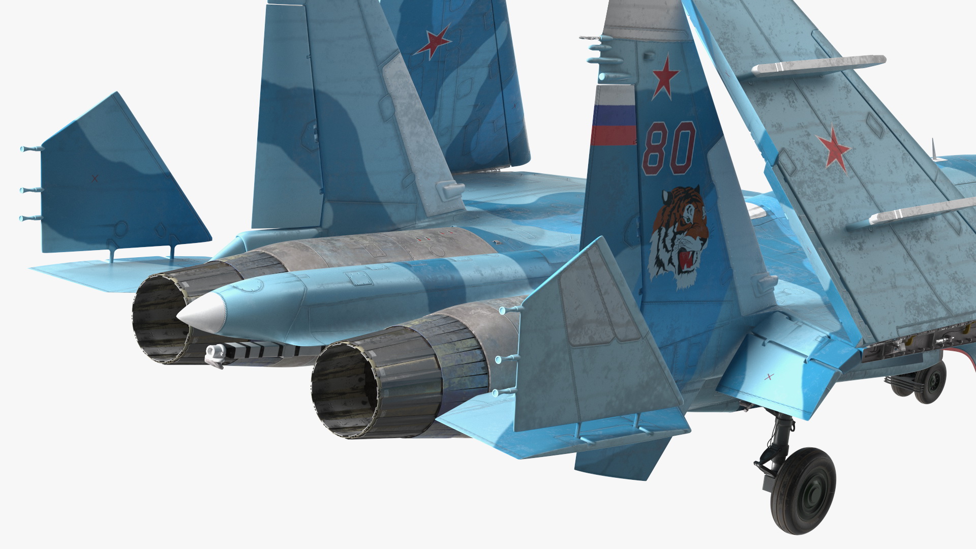 3D SU 33 Folded Wings model
