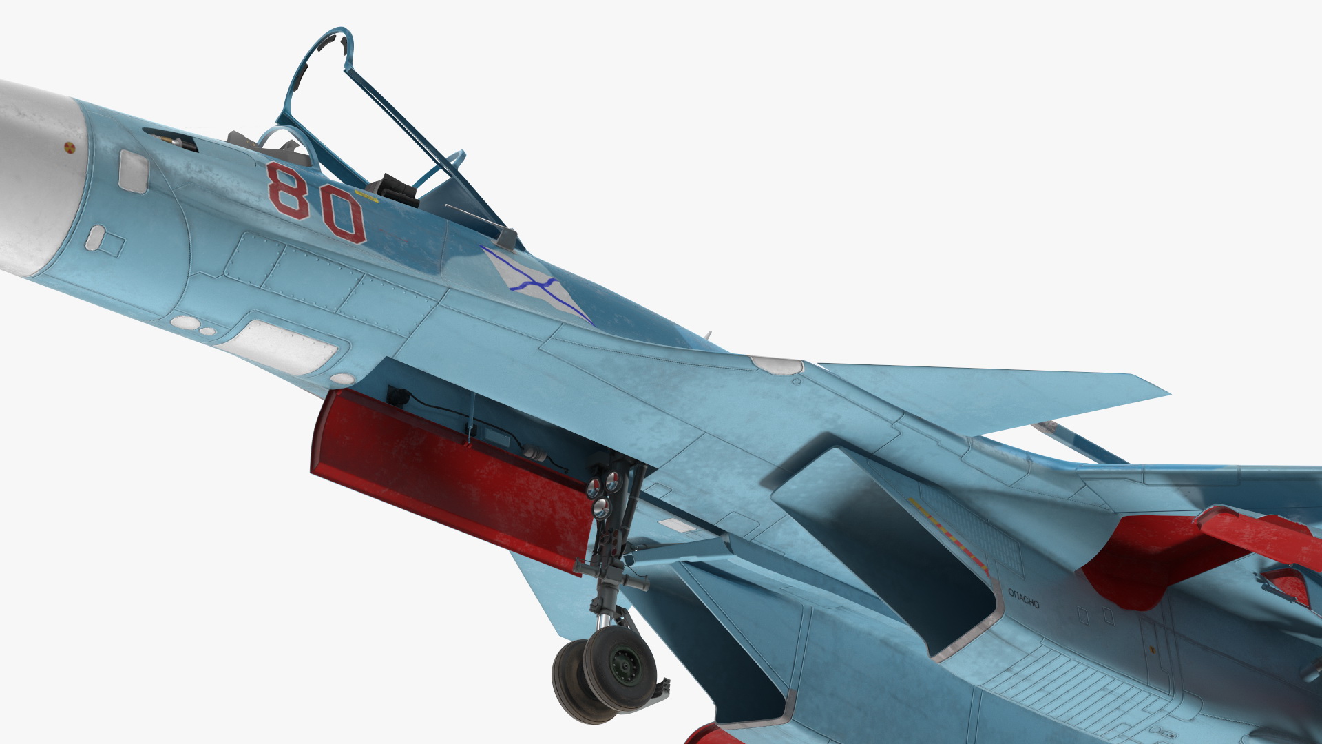 3D SU 33 Folded Wings model