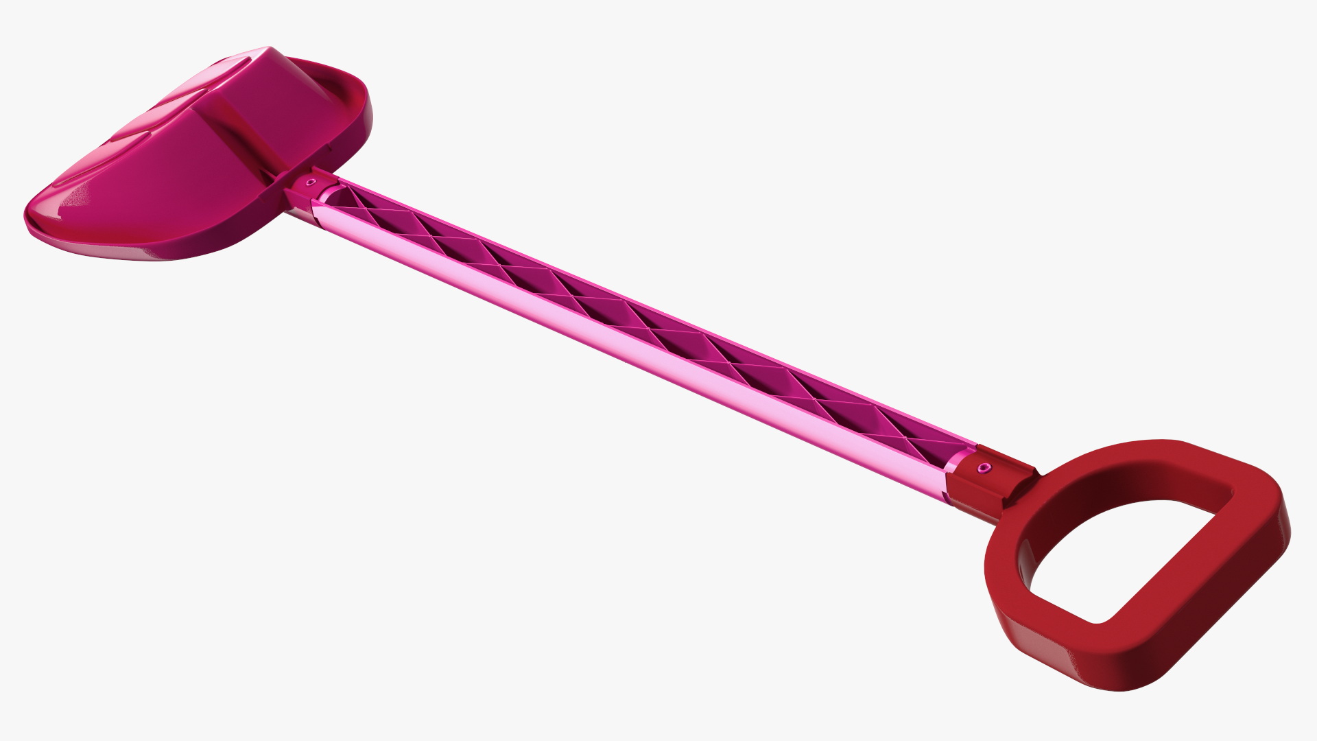Plastic Beach Spade Pink 3D model