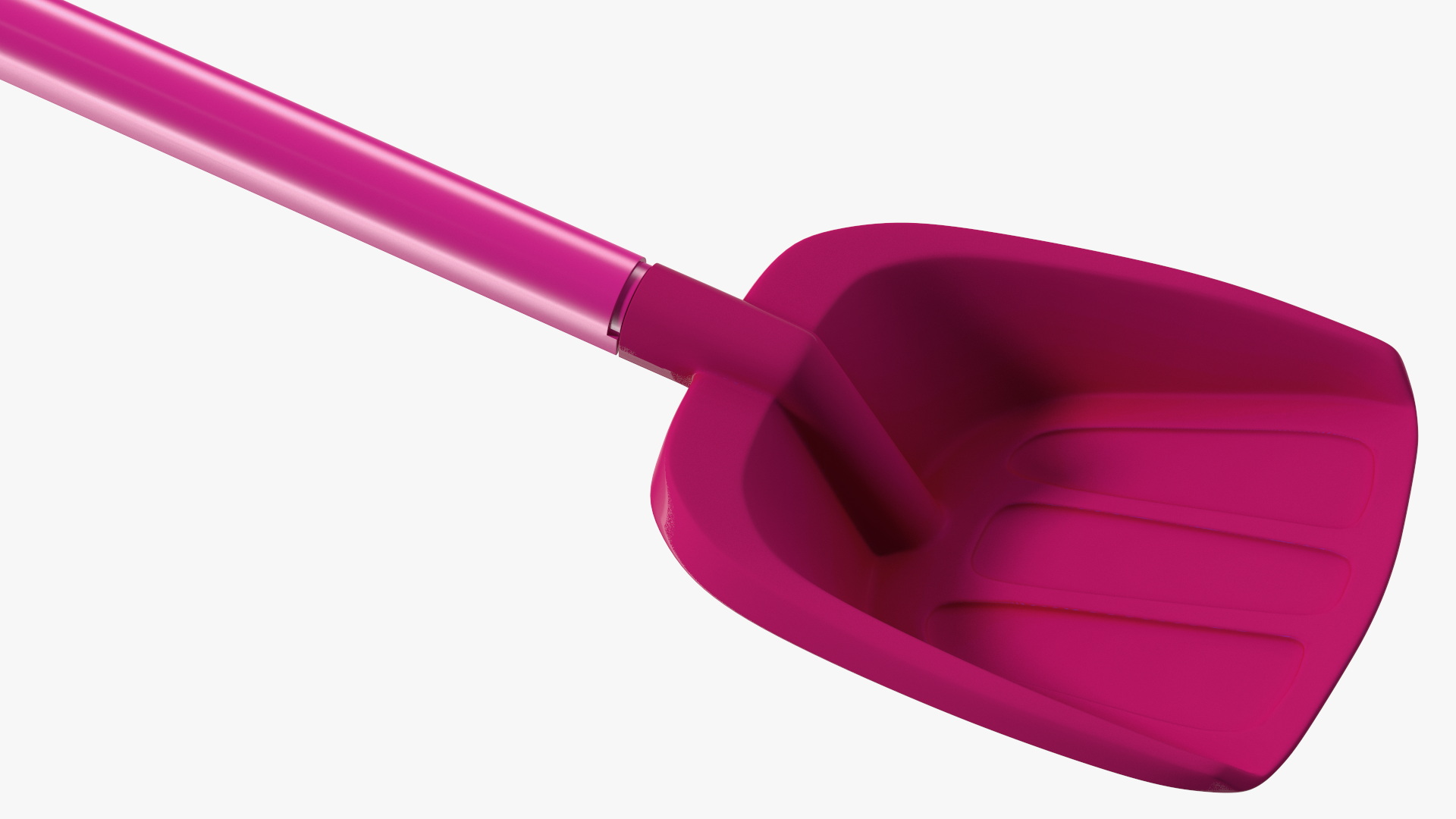 Plastic Beach Spade Pink 3D model