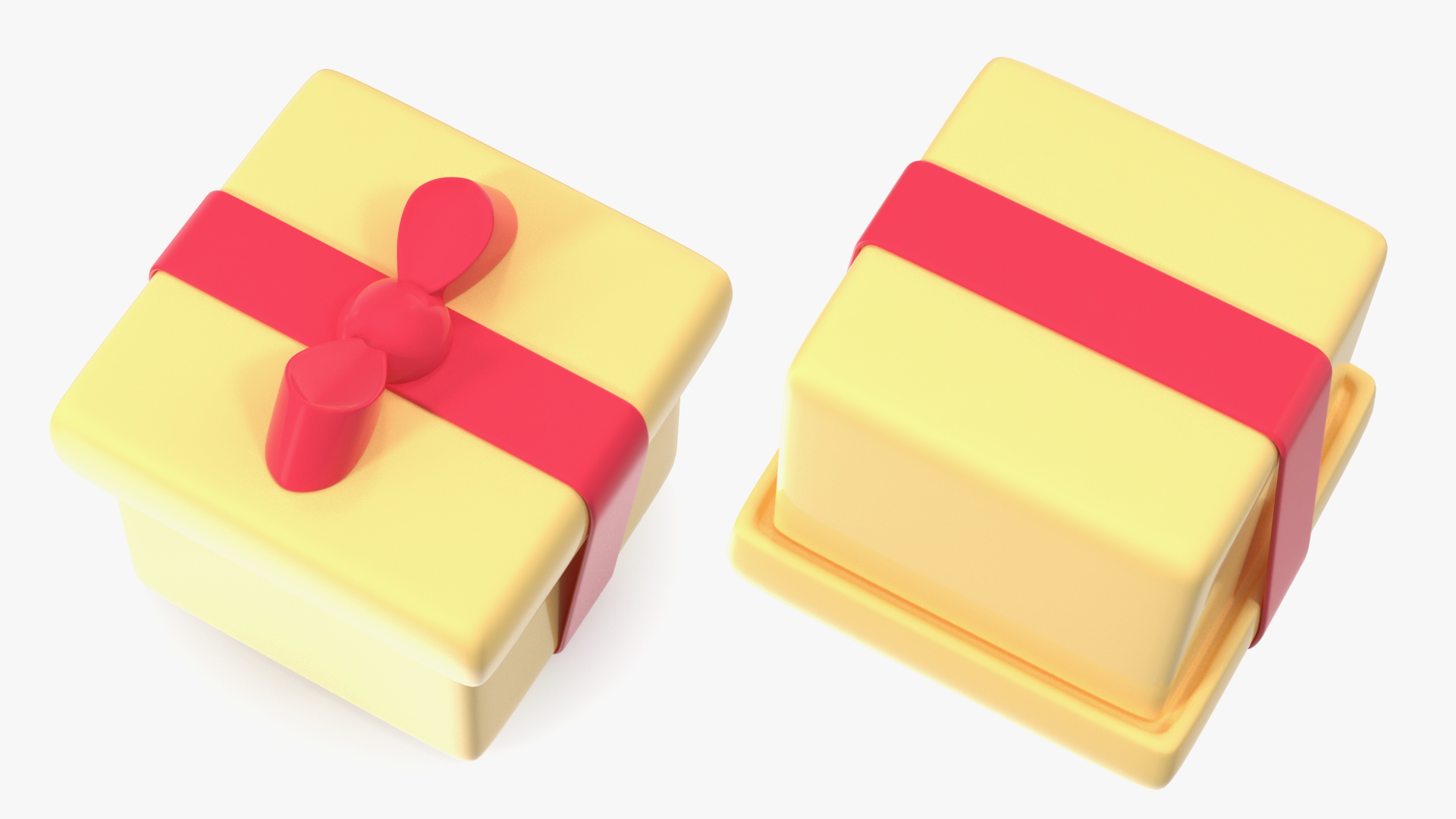 3D Wrapped Gift Emoji model
