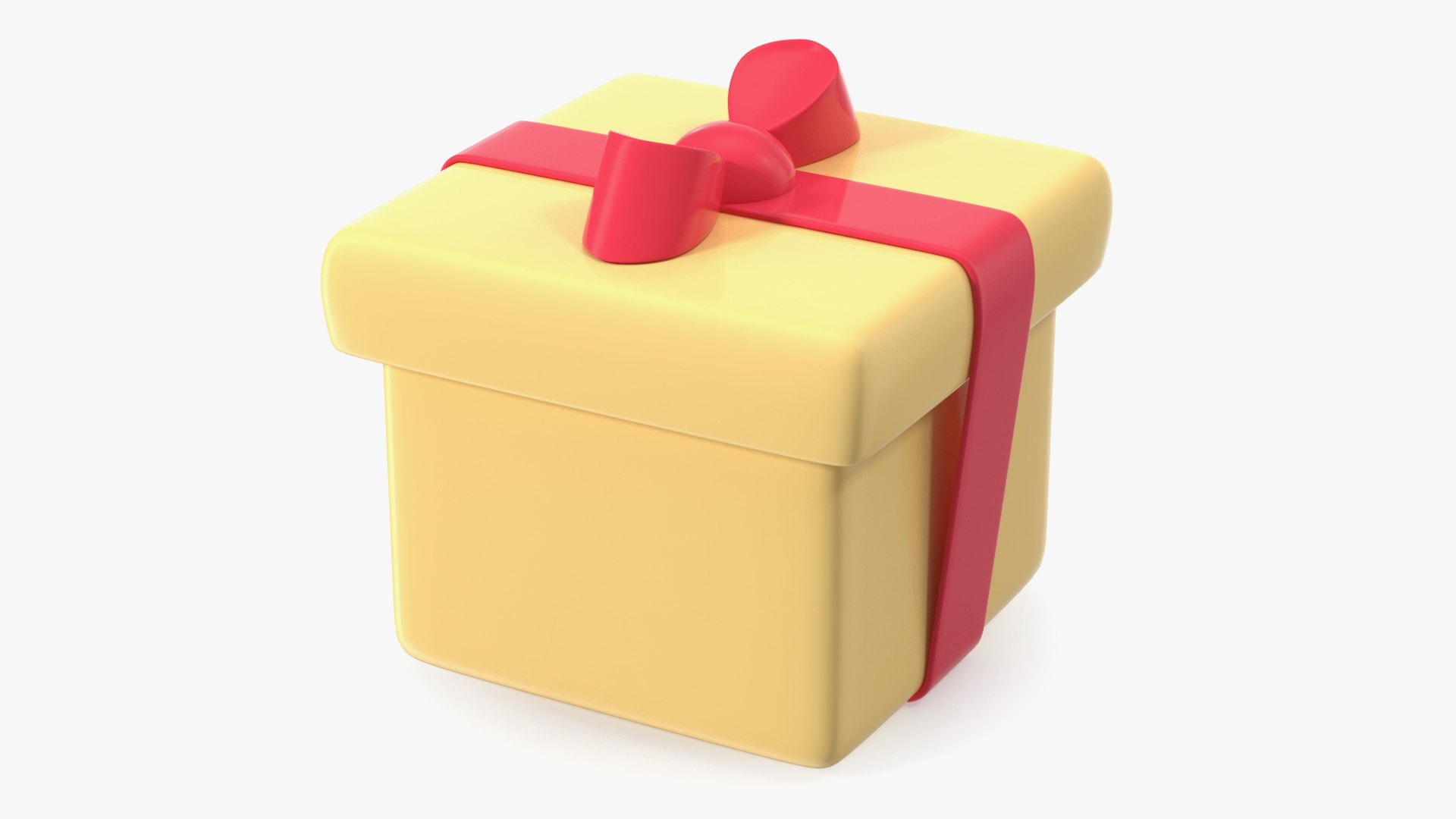 3D Wrapped Gift Emoji model