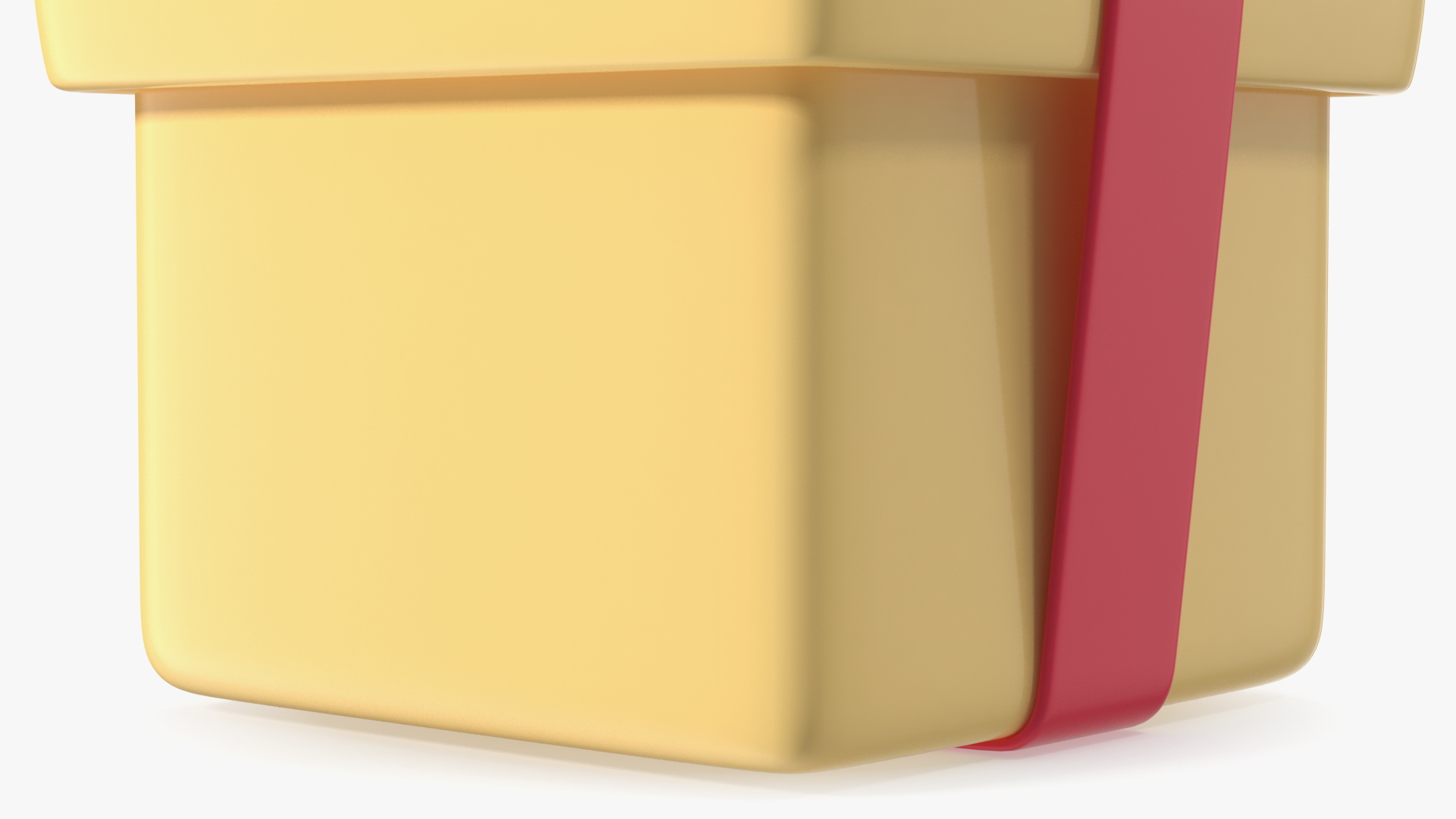 3D Wrapped Gift Emoji model