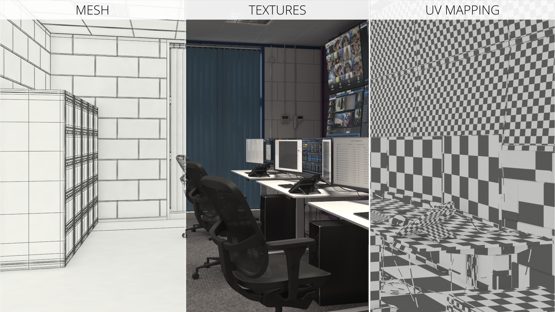 Security Control Room Interior Fur - view 5