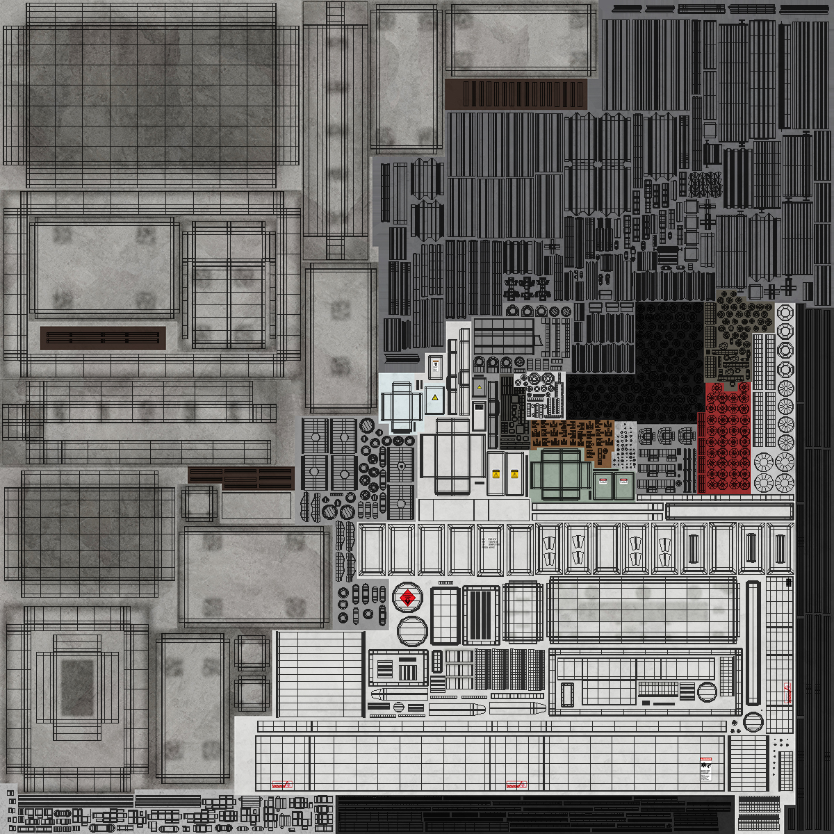 3D Electrical Grid Station model