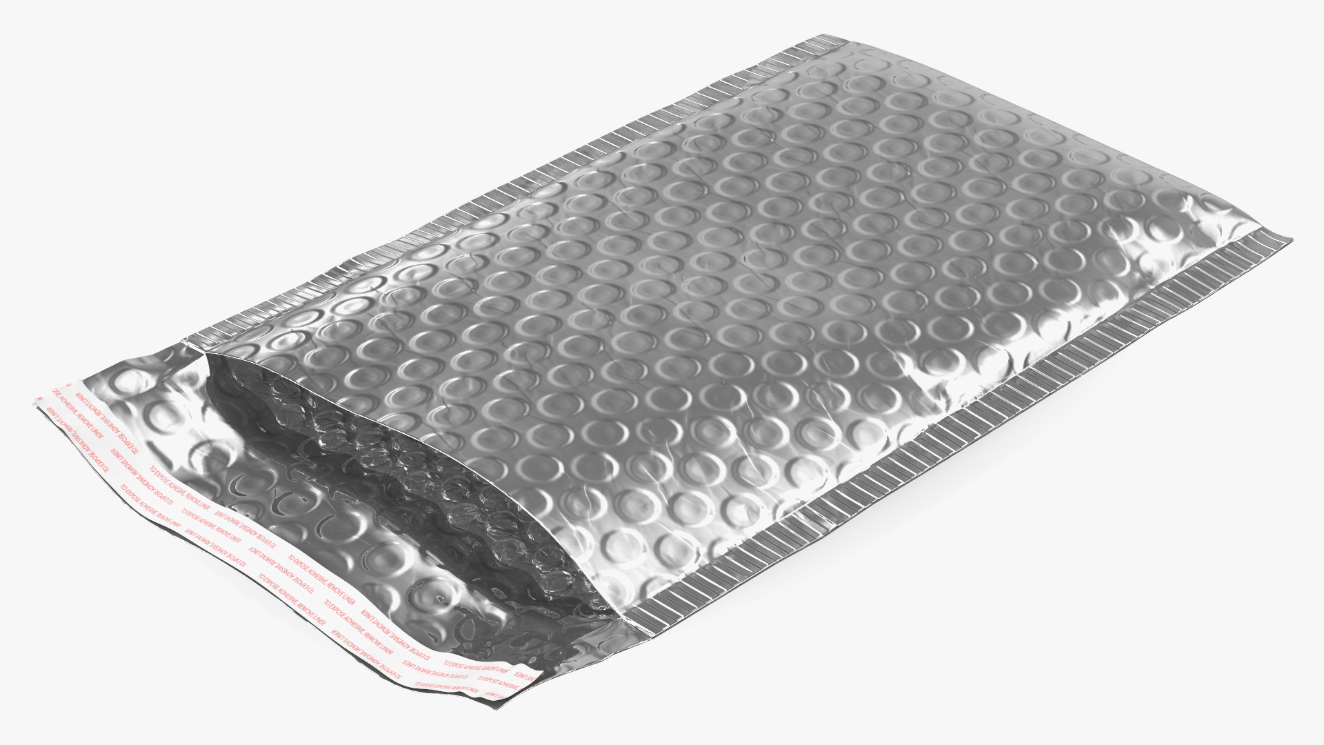 3D Foil Bubble Mailer Open model