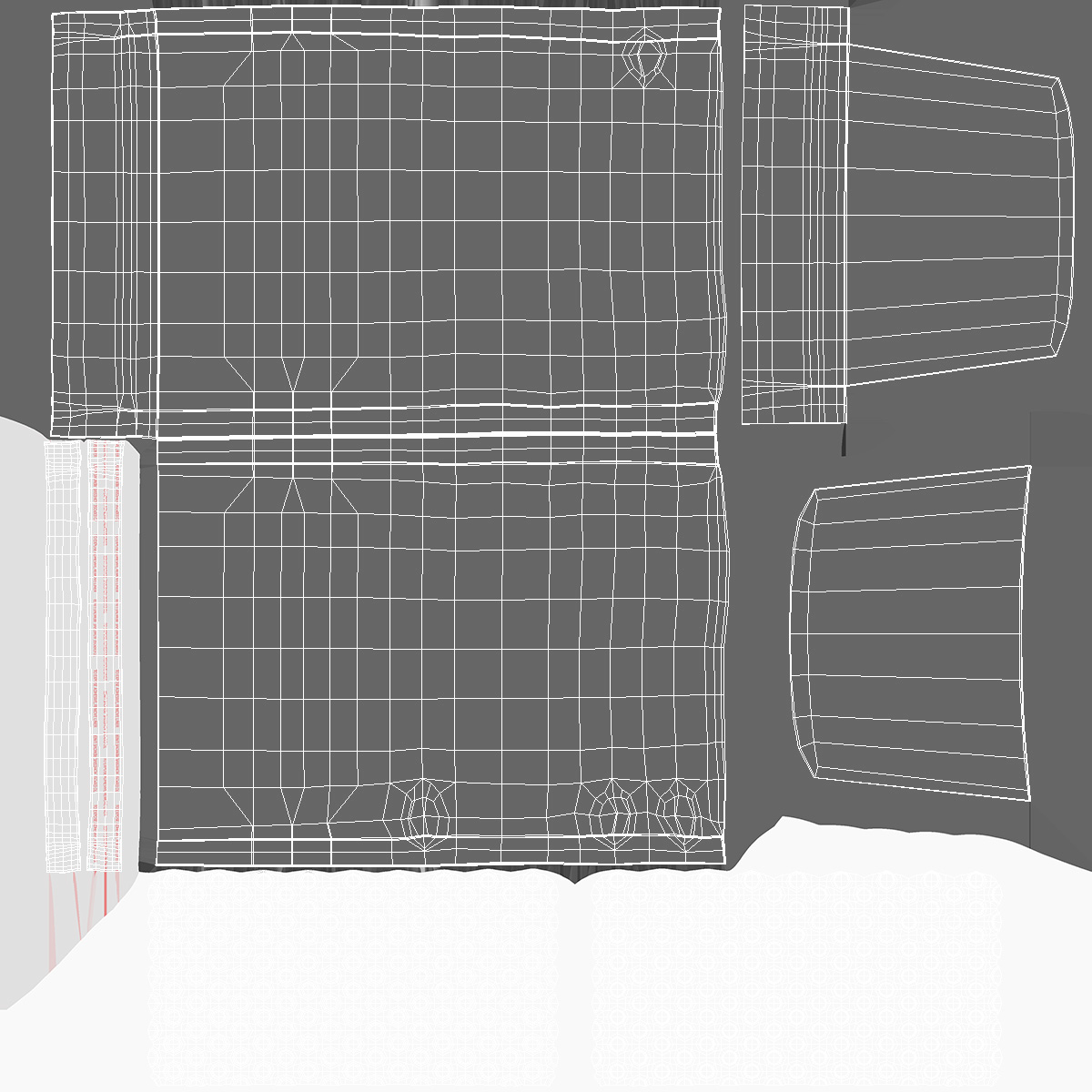 3D Foil Bubble Mailer Open model