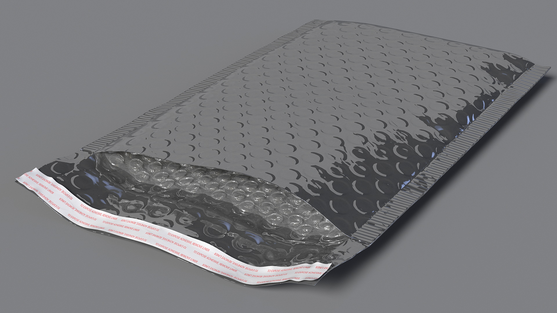 3D Foil Bubble Mailer Open model