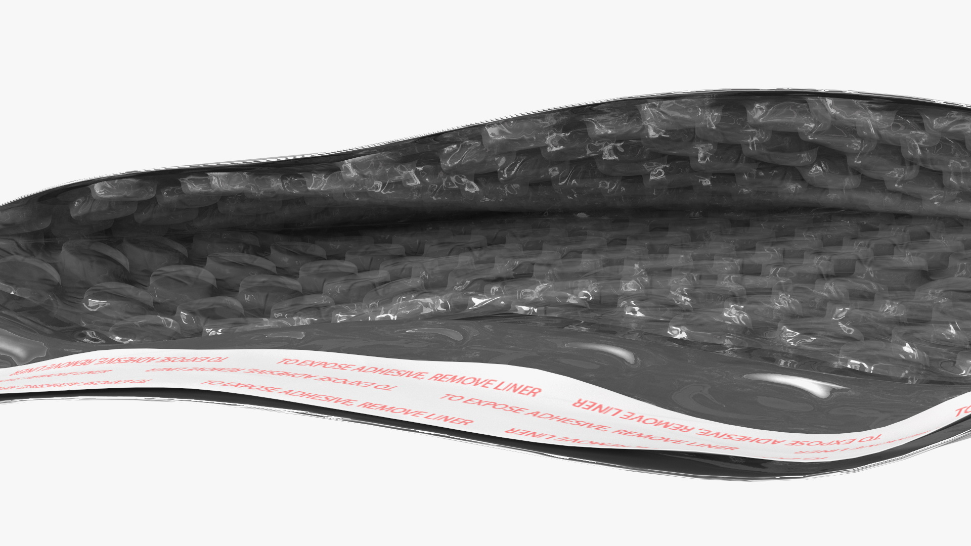 3D Foil Bubble Mailer Open model