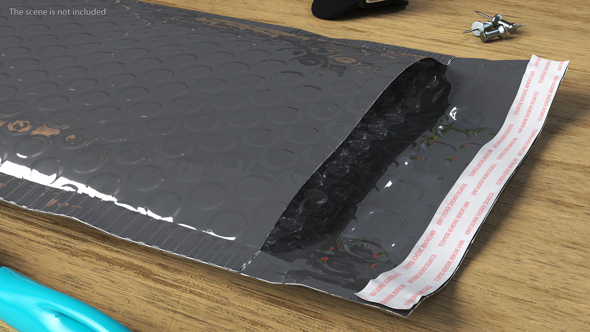 3D Foil Bubble Mailer Open model