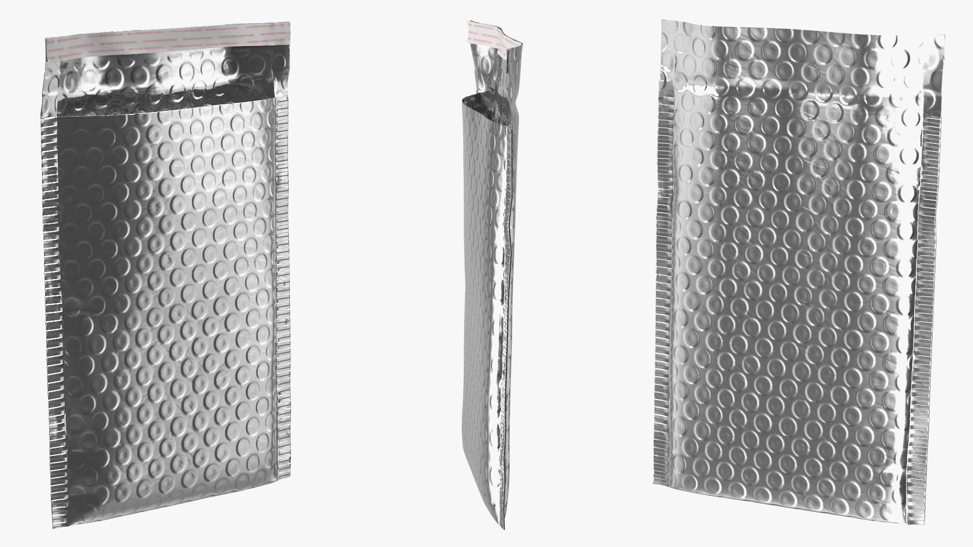 3D Foil Bubble Mailer Open model