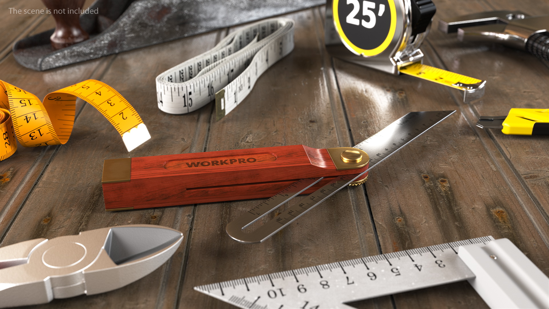 3D Workpro Steel Blade Sliding Bevel model