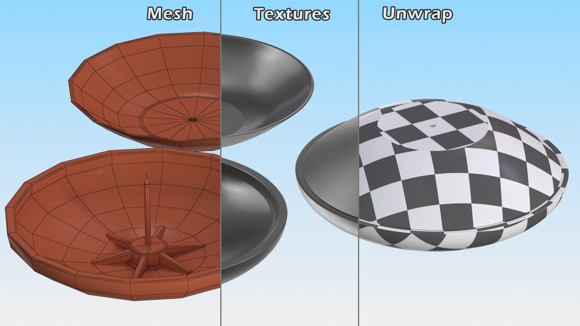 3D model Dome Garment Security Tag