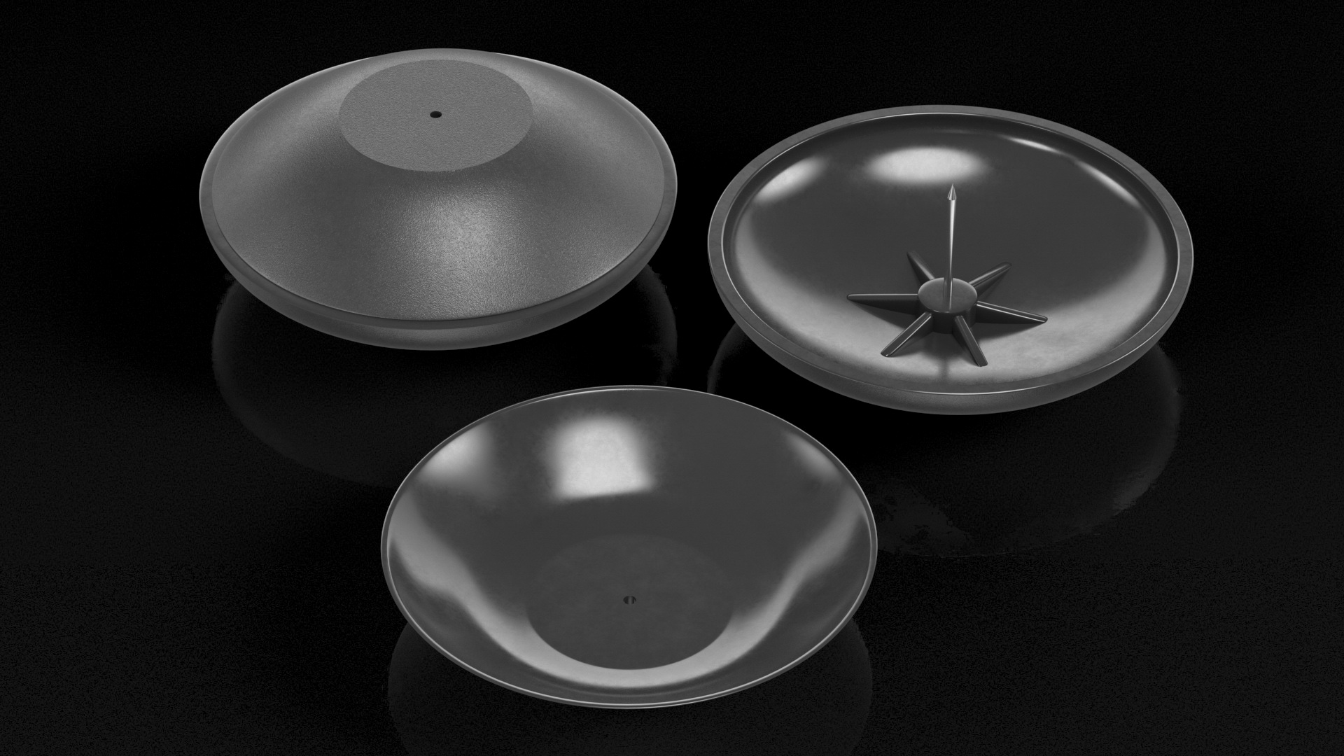 3D model Dome Garment Security Tag