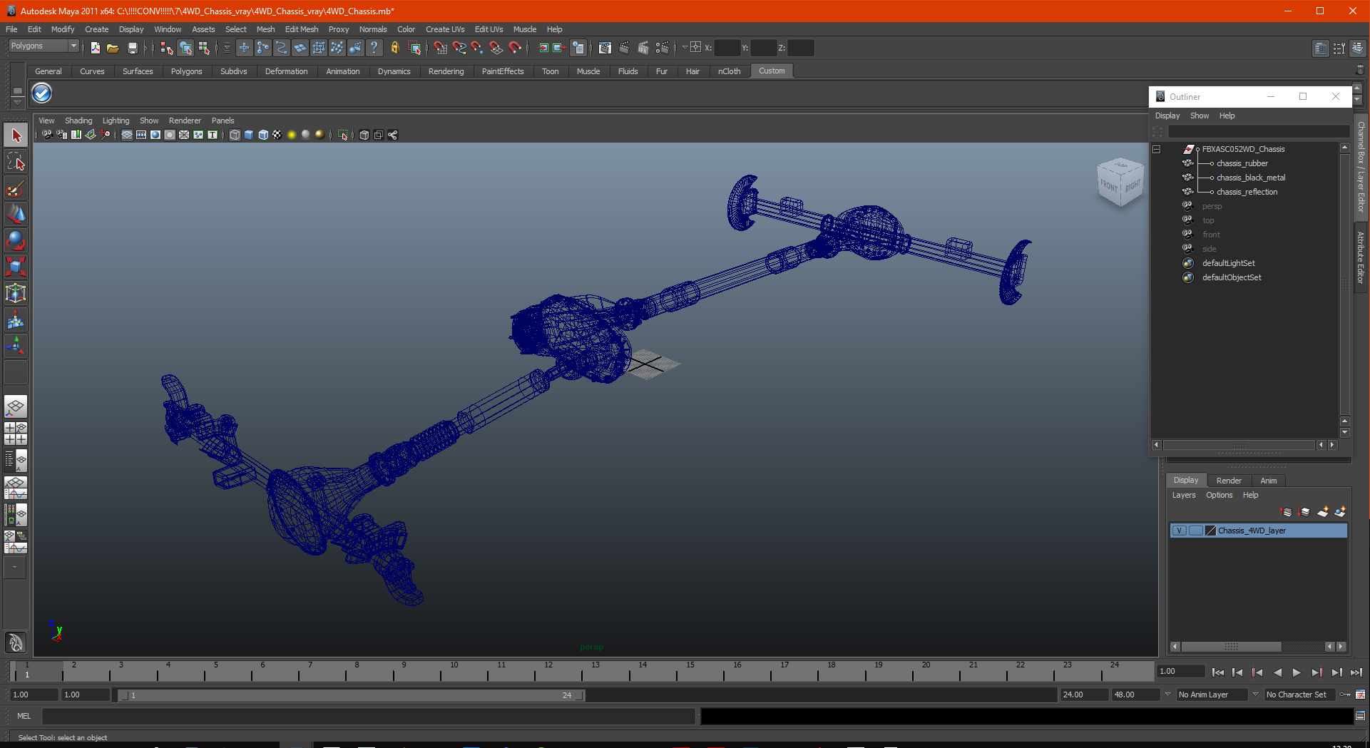 3D 4WD Chassis