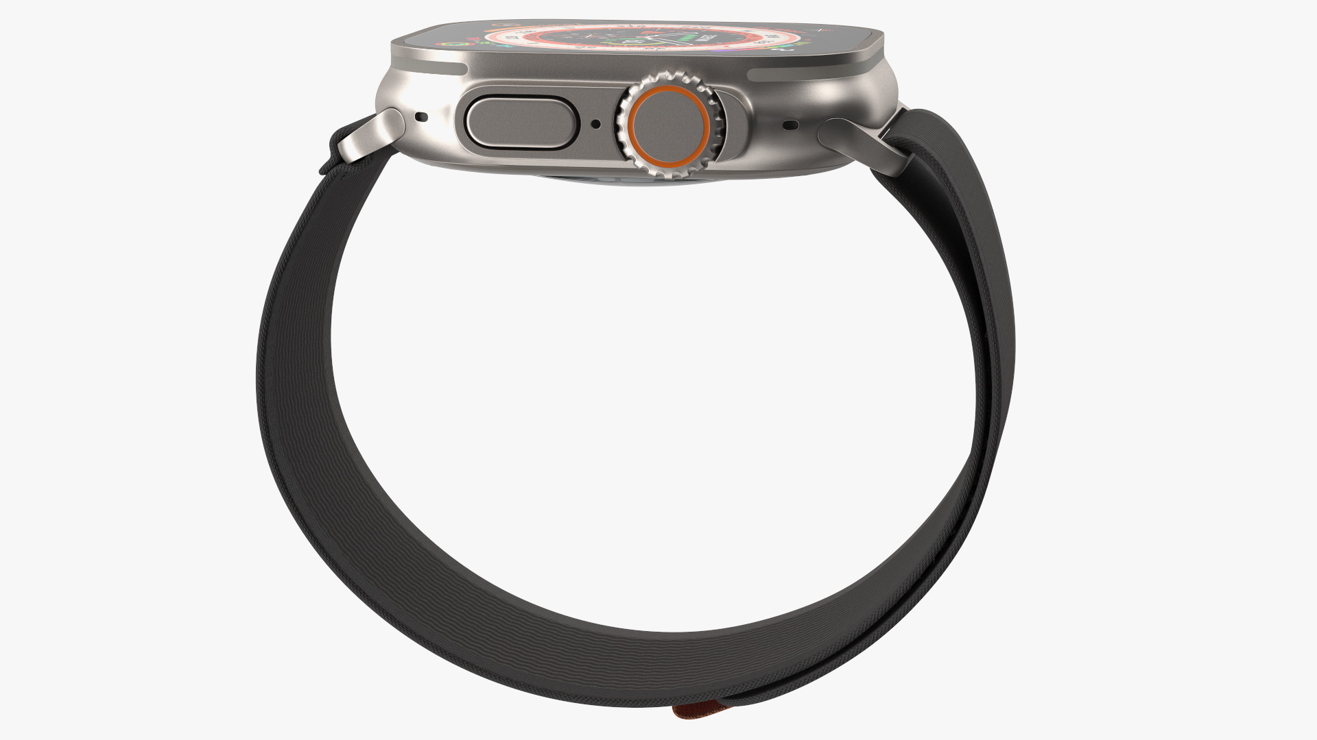 Apple Watch Ultra Trail Loop Black-Gray 3D model
