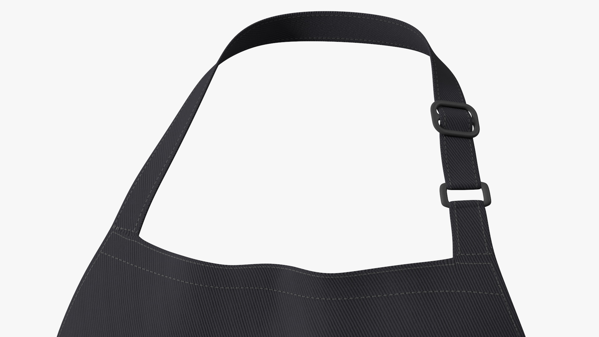 3D Men Cooking Apron Black model