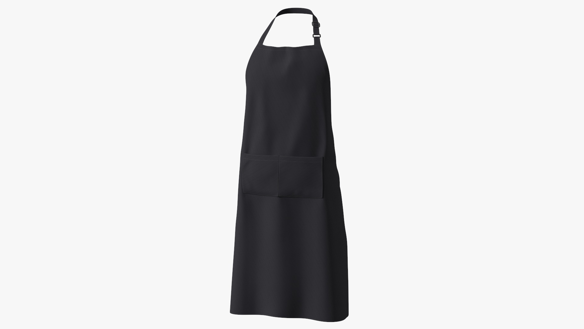 3D Men Cooking Apron Black model