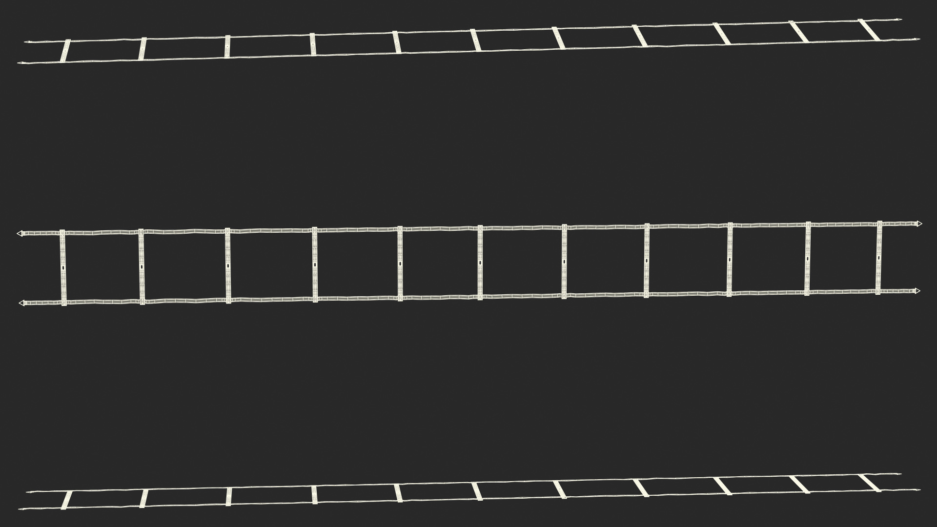 3D Agility Ladder Red model