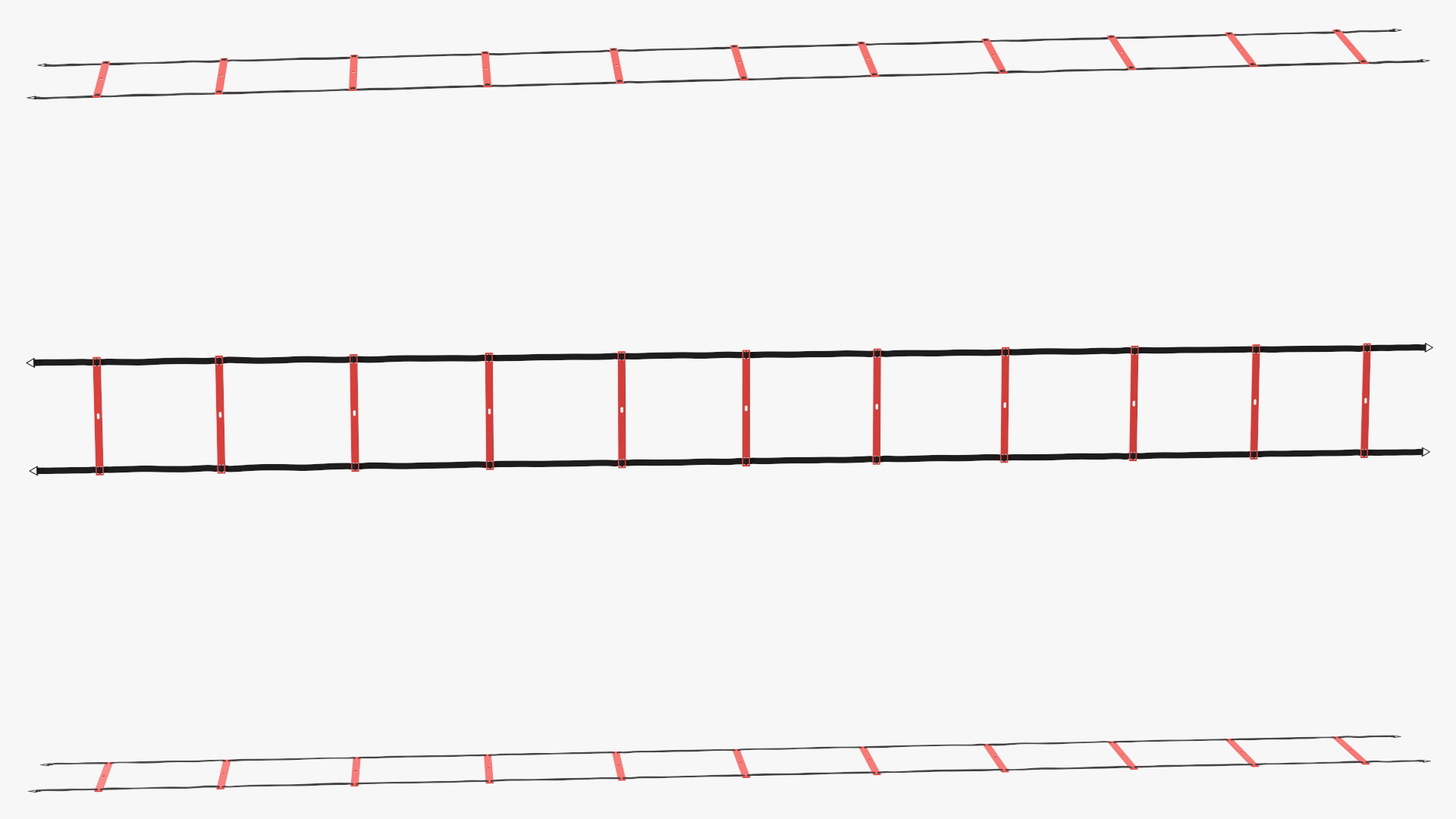 3D Agility Ladder Red model