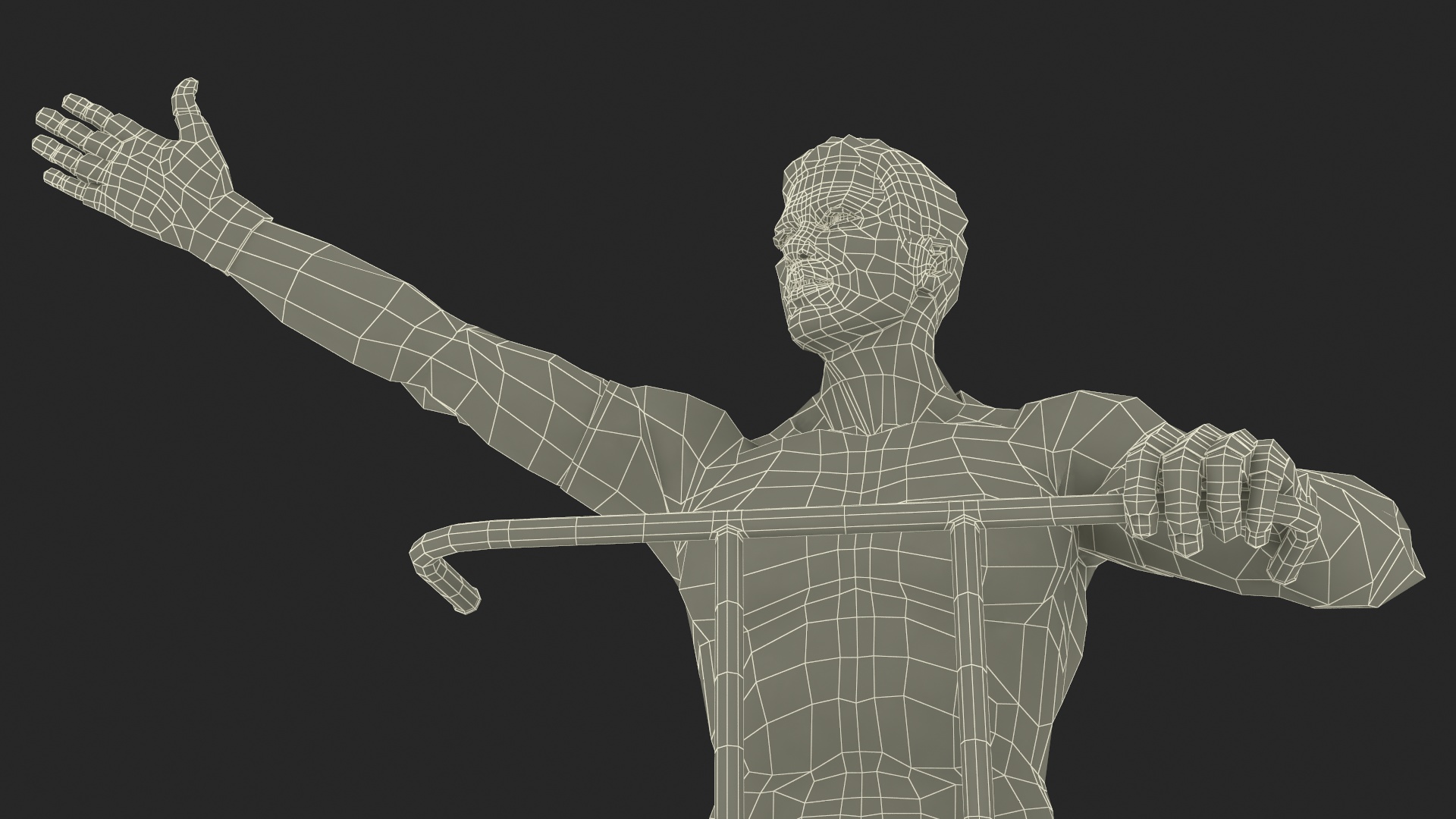 Volleyball Referee on the SENOH Umpire Tower 3D model