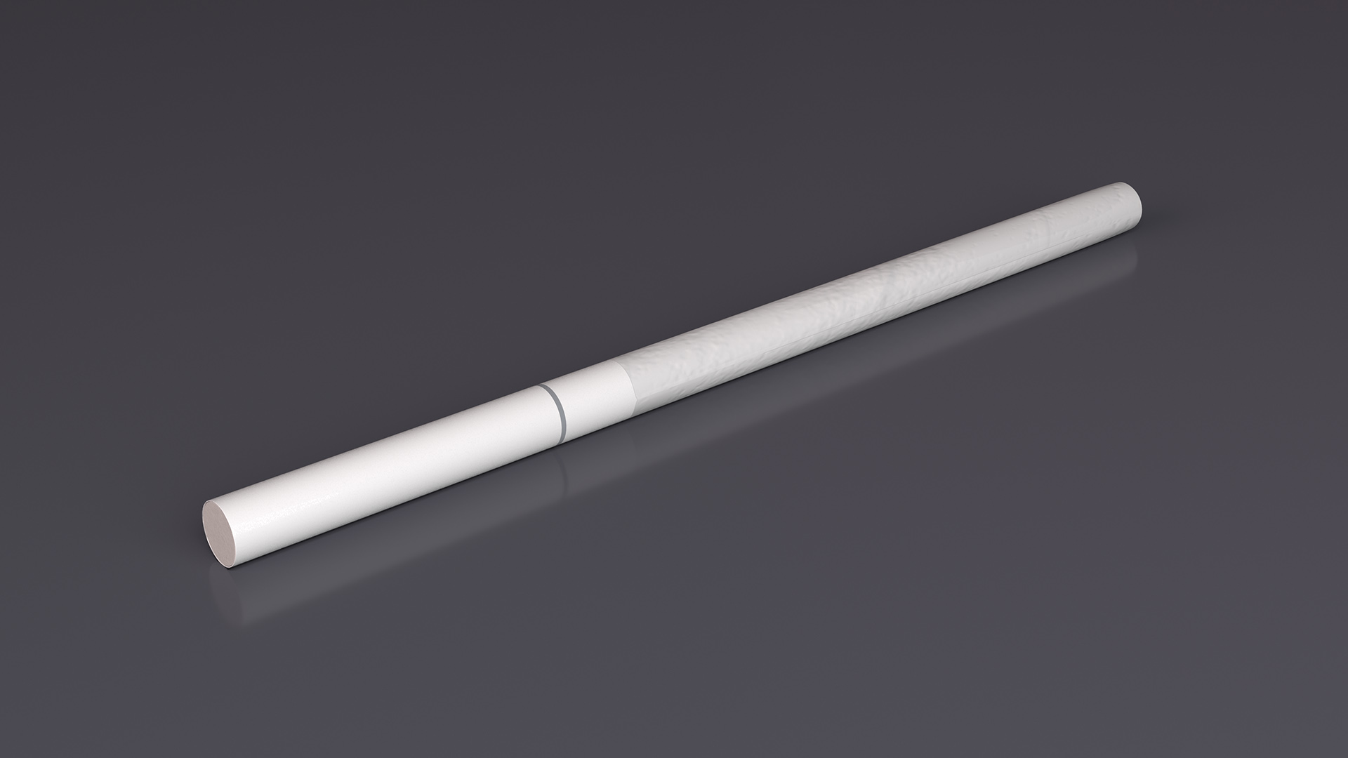 Cigarette Super Slim Silver 3D