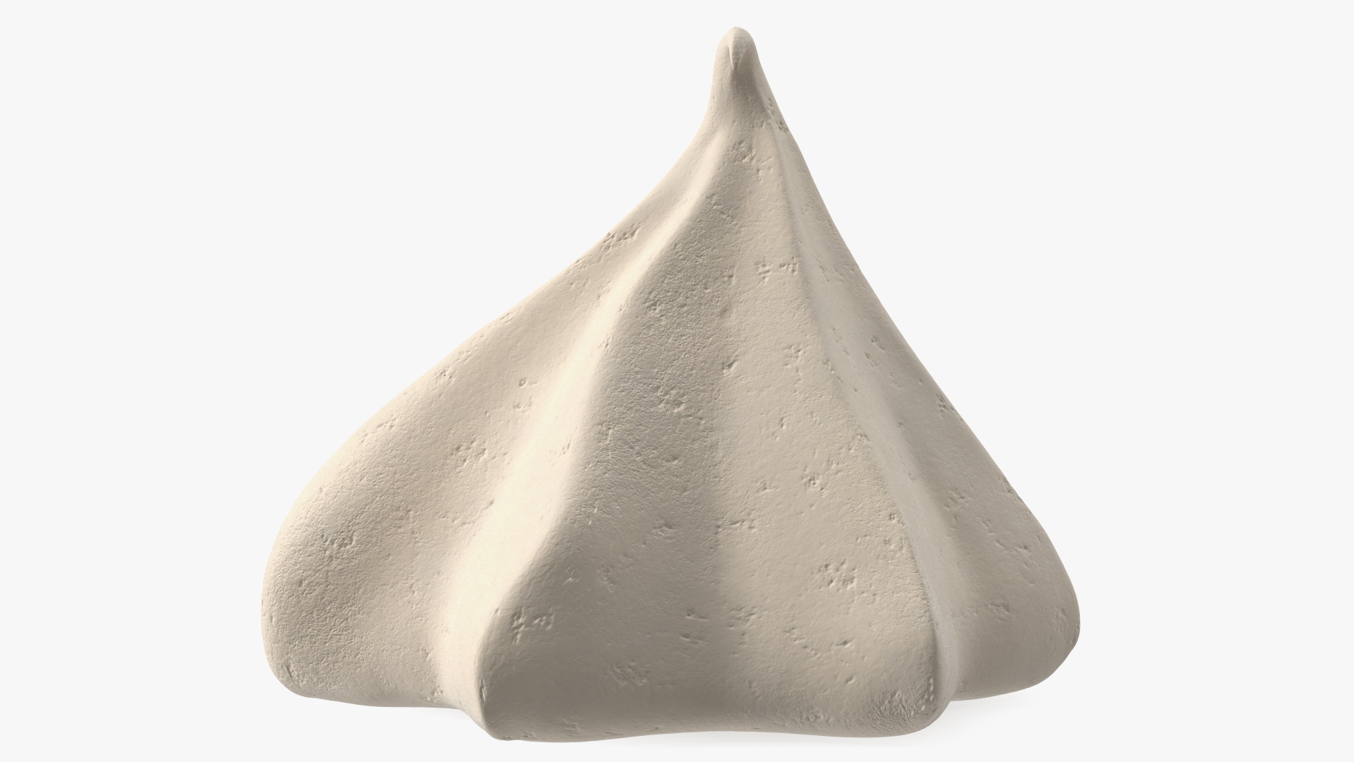 Meringue Small Cone Caramel 3D